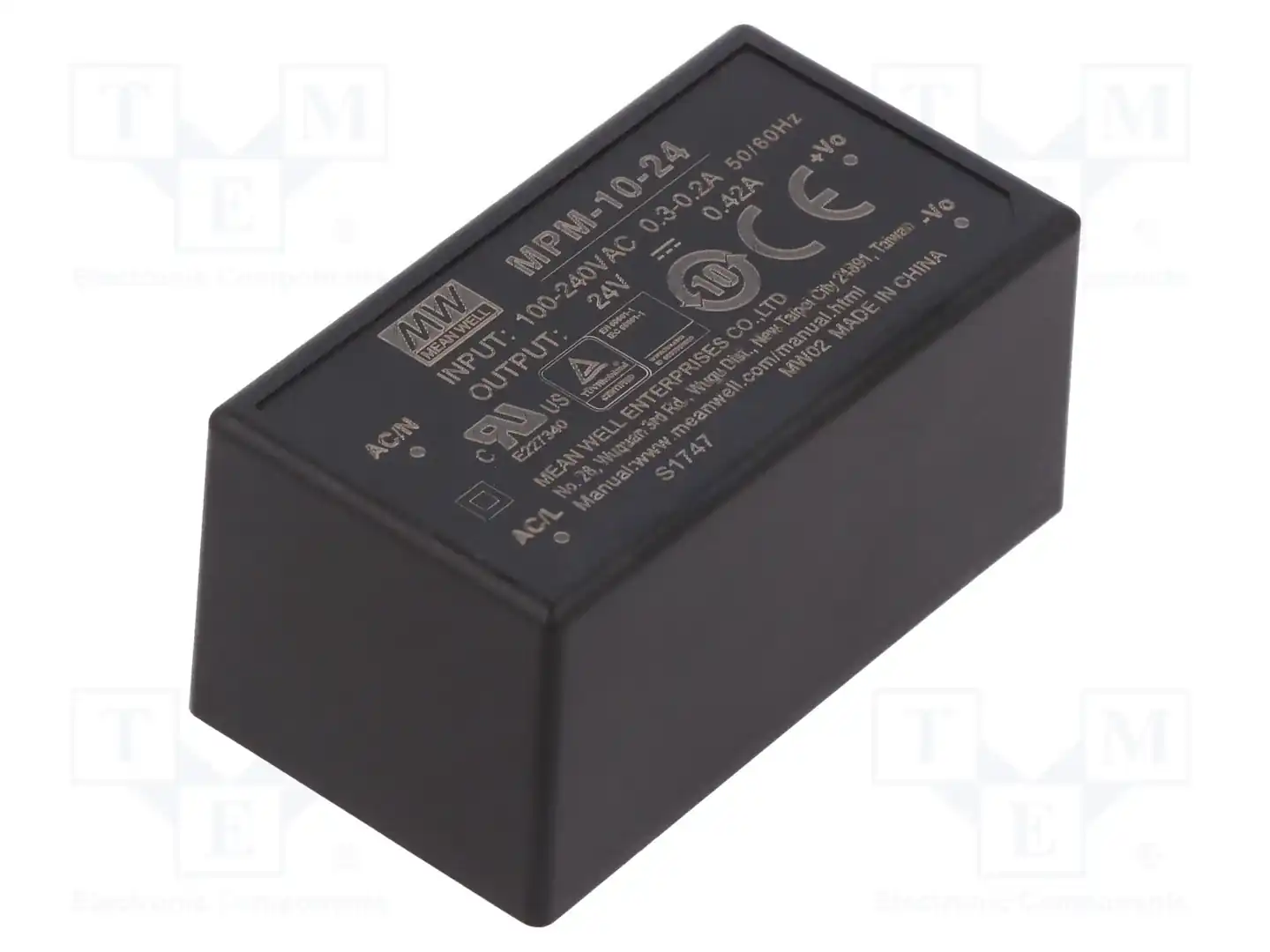 MEAN WELL MPM-10-24 — Преобразователи AC/DC для PCB