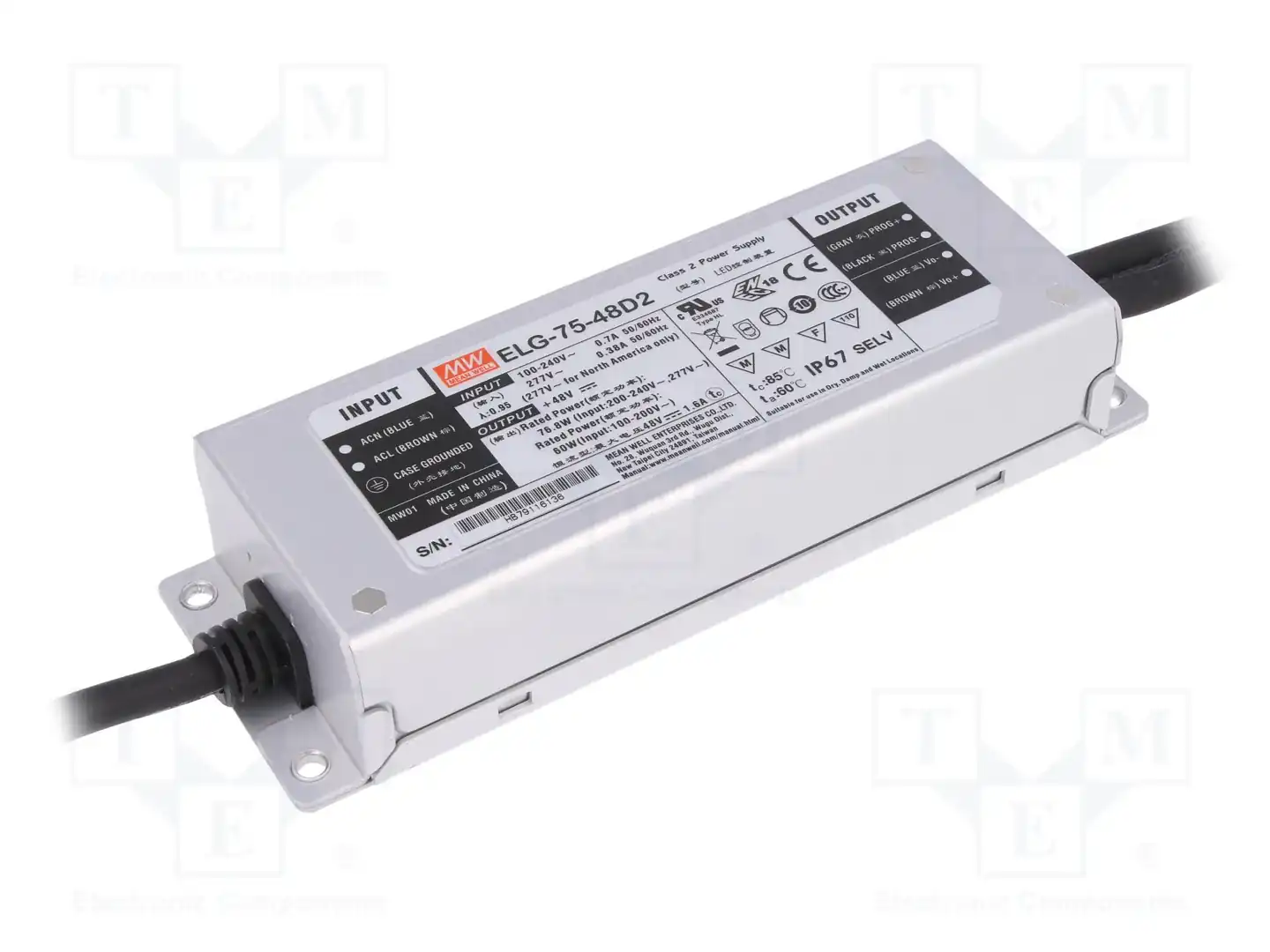 MEAN WELL ELG-75-48D2 — Блоки питания для LED