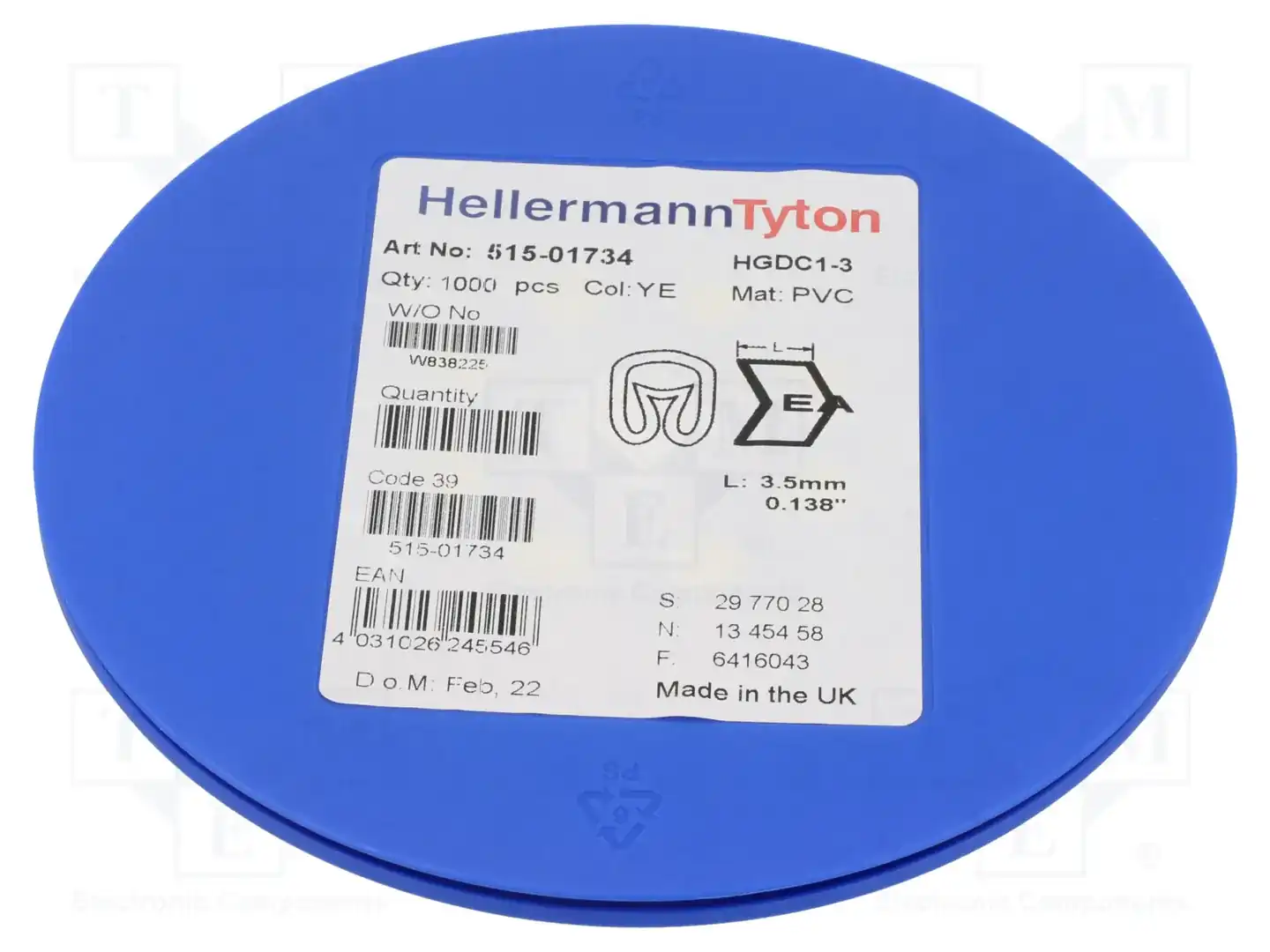 HELLERMANNTYTON 515-01734 — Маркеры проводов