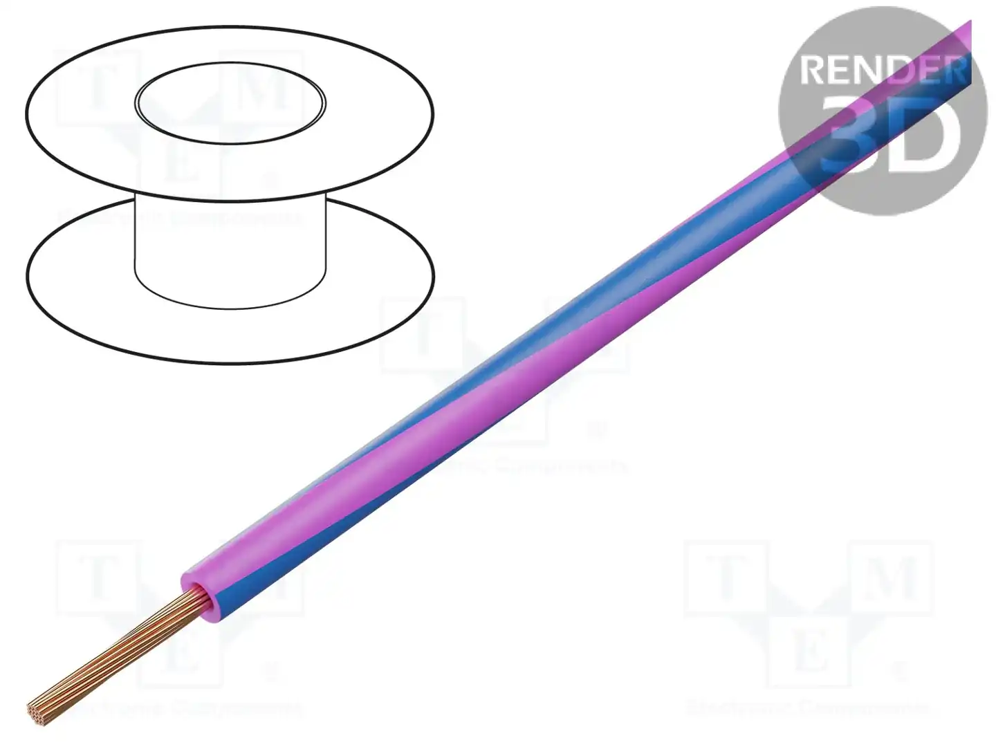 BQ CABLE LGY2.5-PK/BL — Провода одножильные - тросик