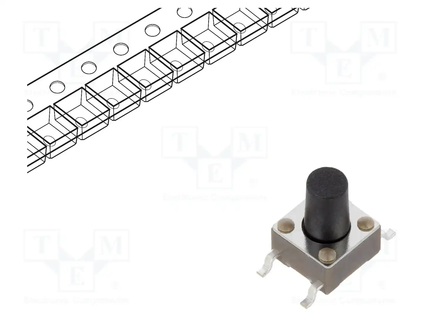 E-SWITCH TL3301PF160QG — Микропереключатели TACT