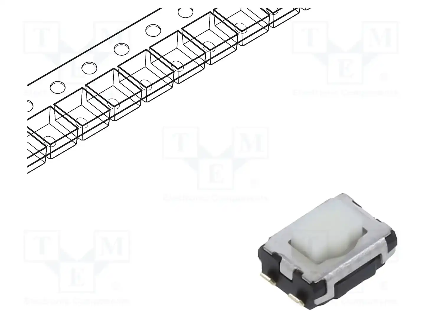 PANASONIC EVQP2V02W — Микропереключатели TACT