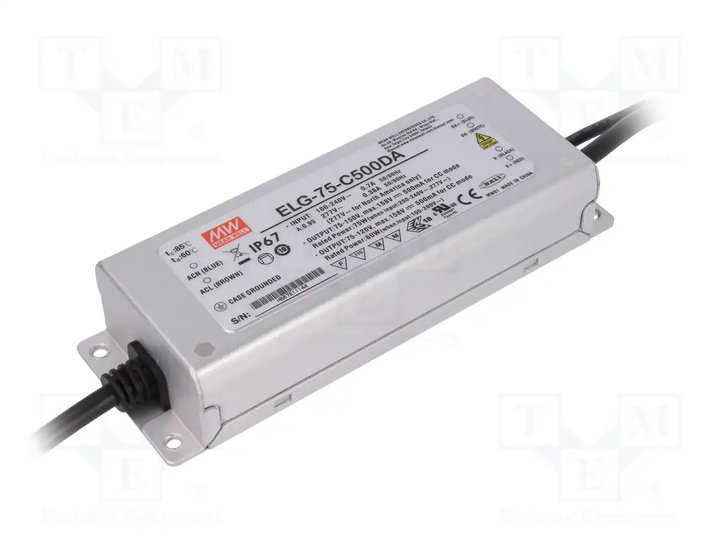 MEAN WELL ELG-75-C500DA — Блоки питания для LED