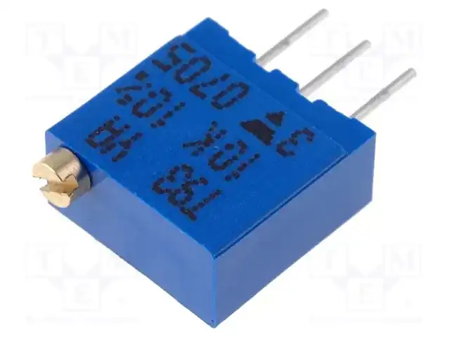 VISHAY T93YA103KT20 — Потенциометры THT многооборотные 3/8 дм