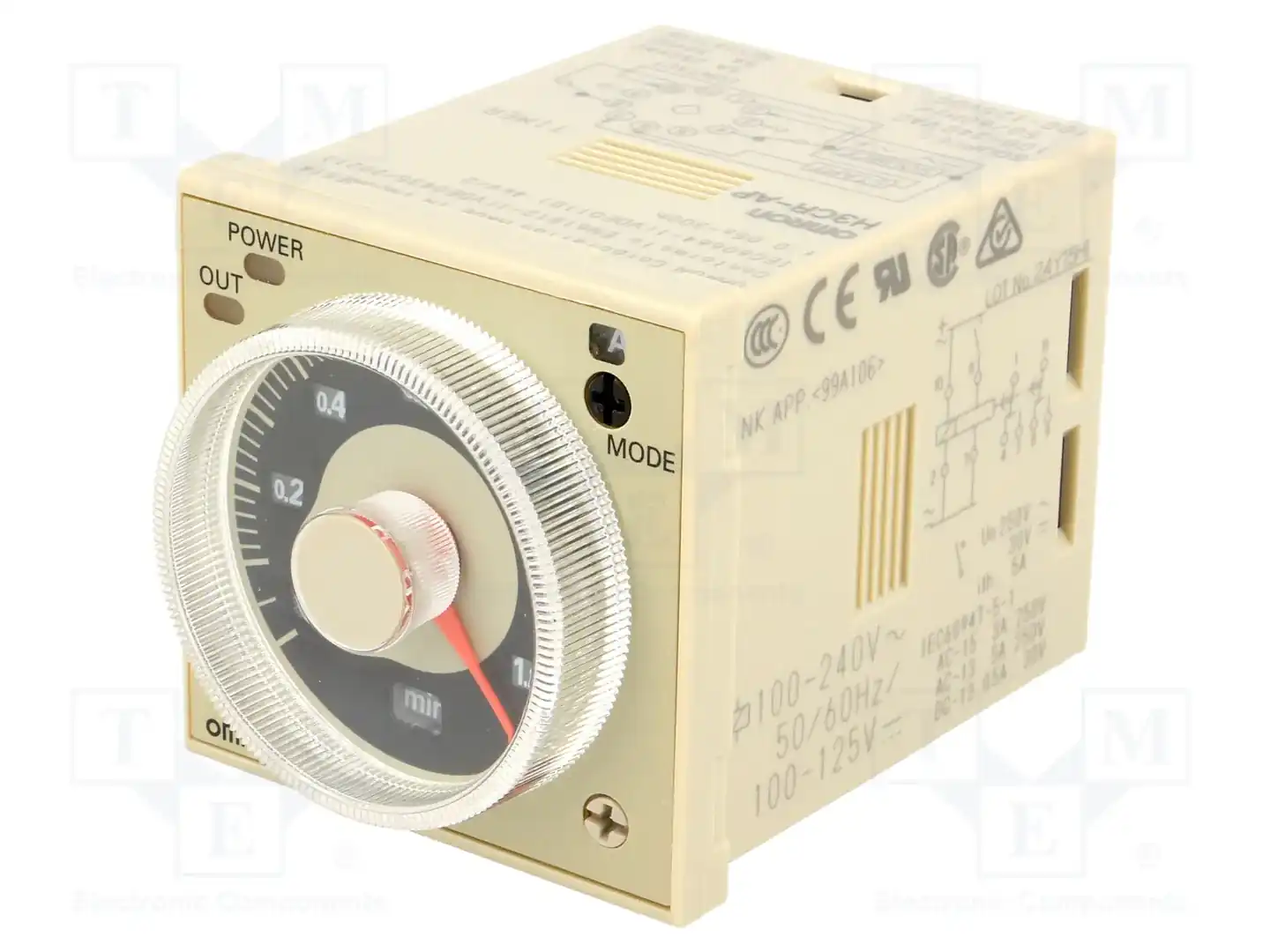 OMRON H3CR-AP 100-240AC/100-125DC — Временные аналоговые реле