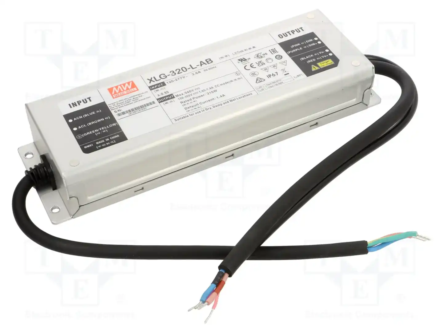 MEAN WELL XLG-320-L-AB — Блоки питания для LED