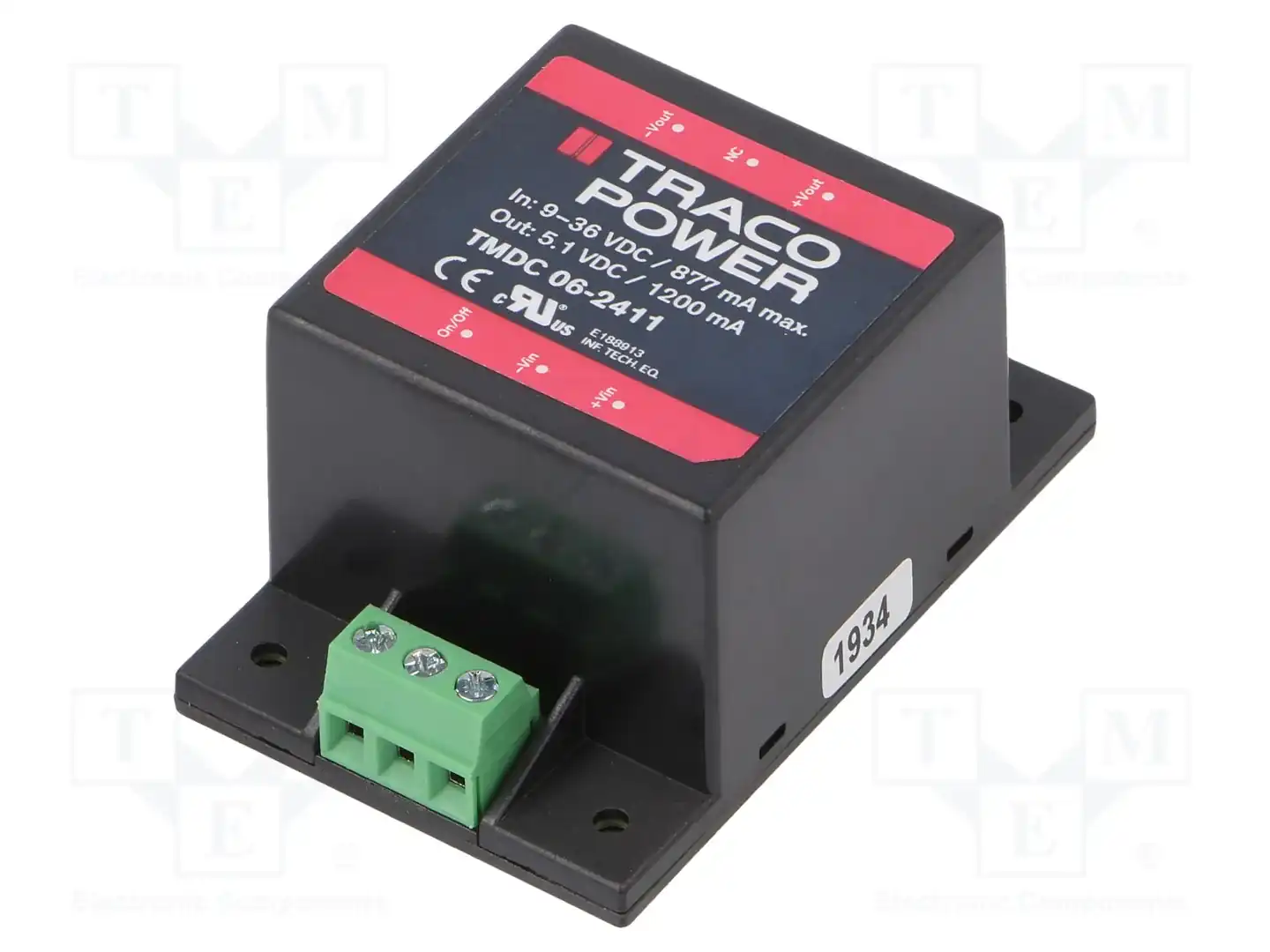 TRACO POWER TMDC 06-2411 — Преобразователи DC/DC