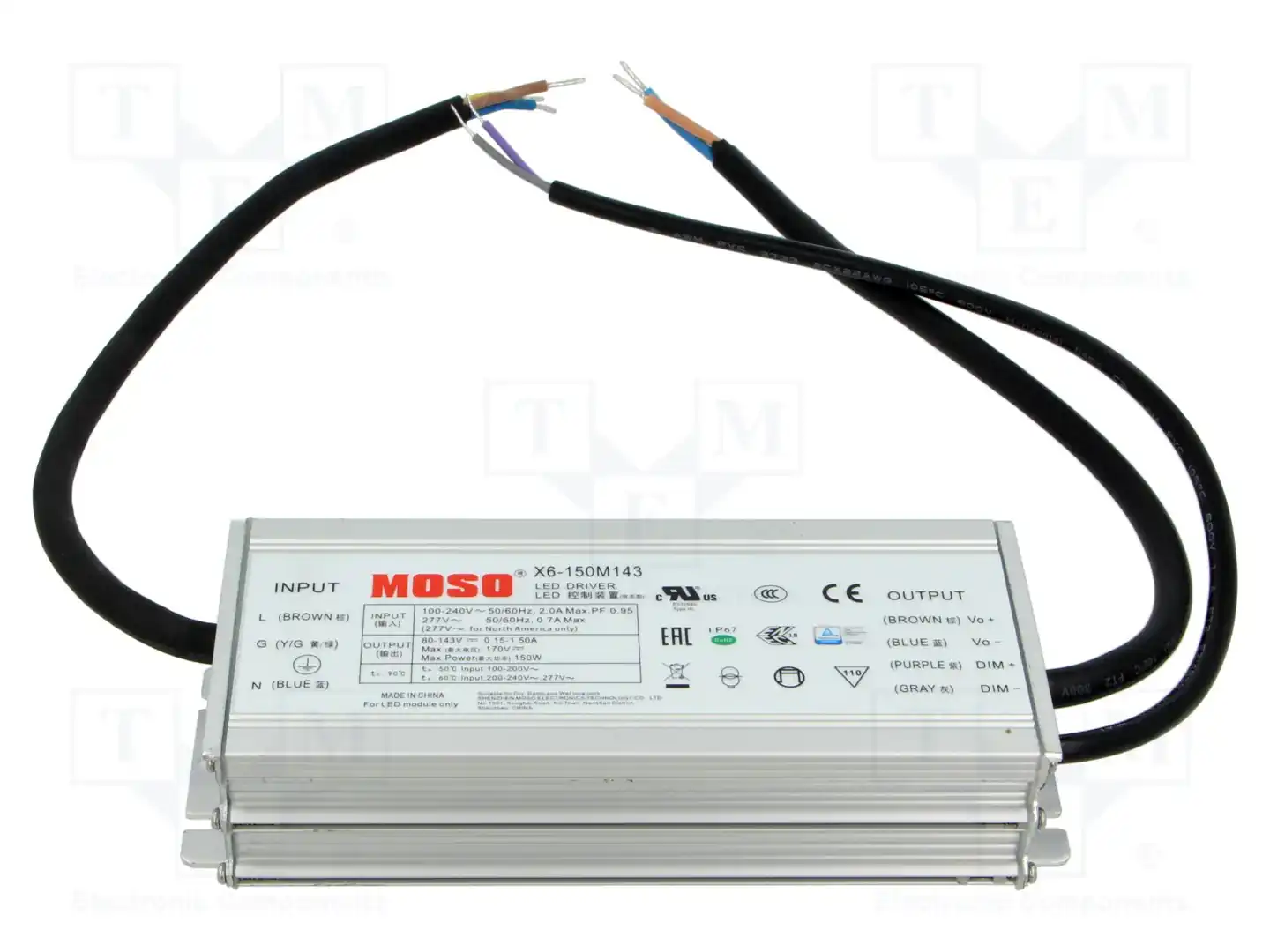 MOSO X6-150M143 — Блоки питания для LED
