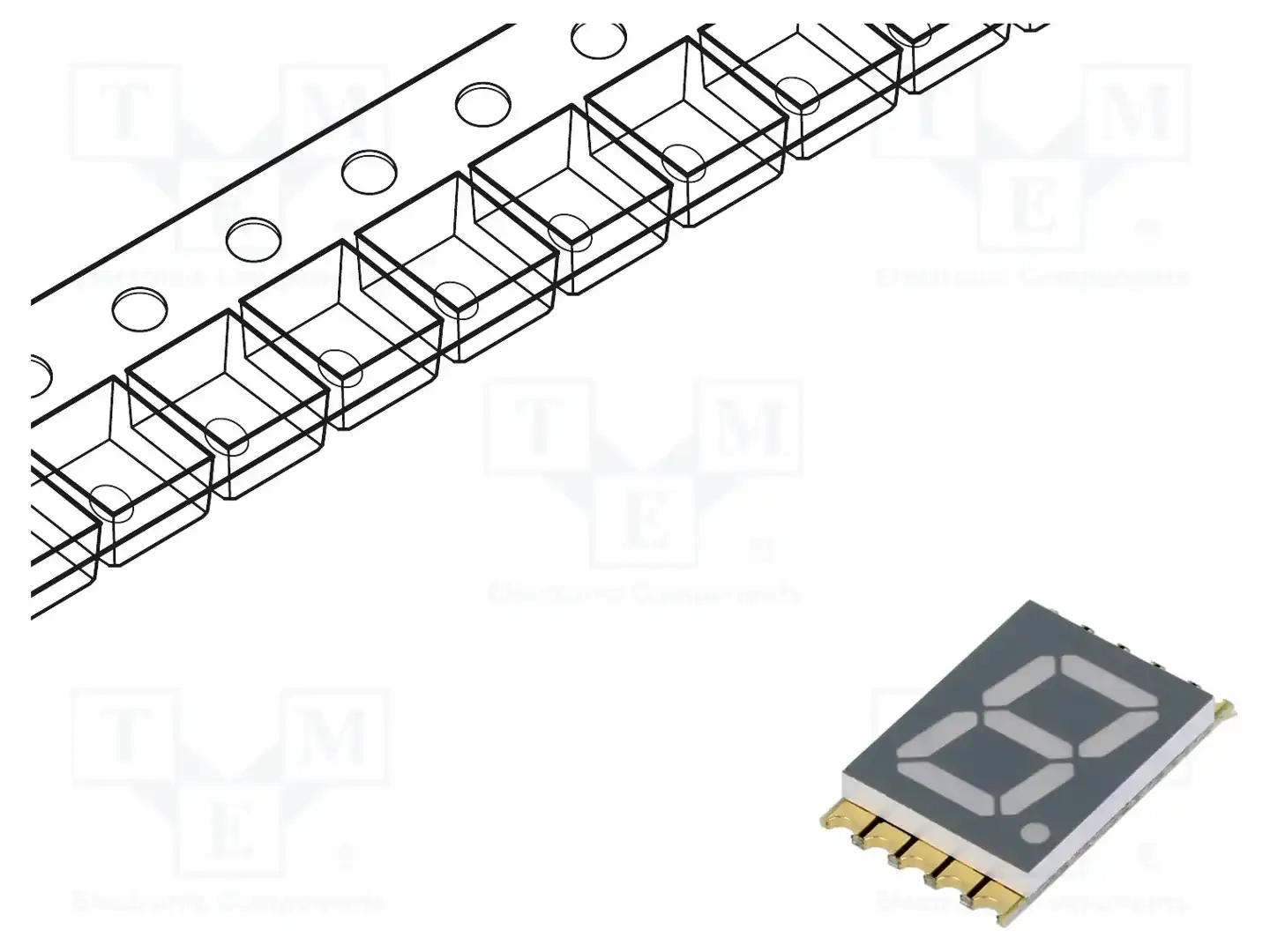 LITEON LTS-4817SW-PR — Светодиодные дисплеи 7-сегментные