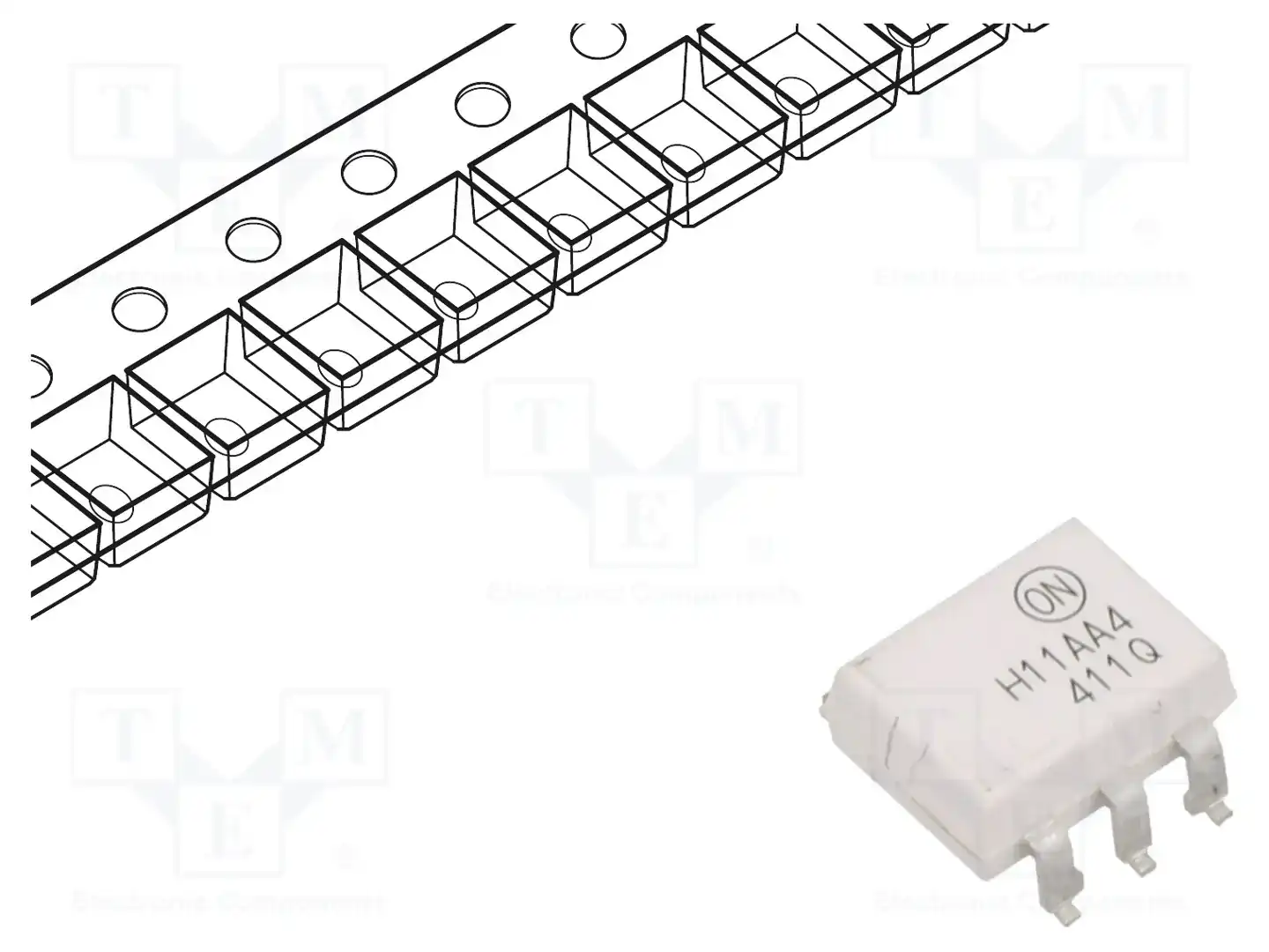 onsemi H11AA4SR2M — Оптроны – аналоговый выход