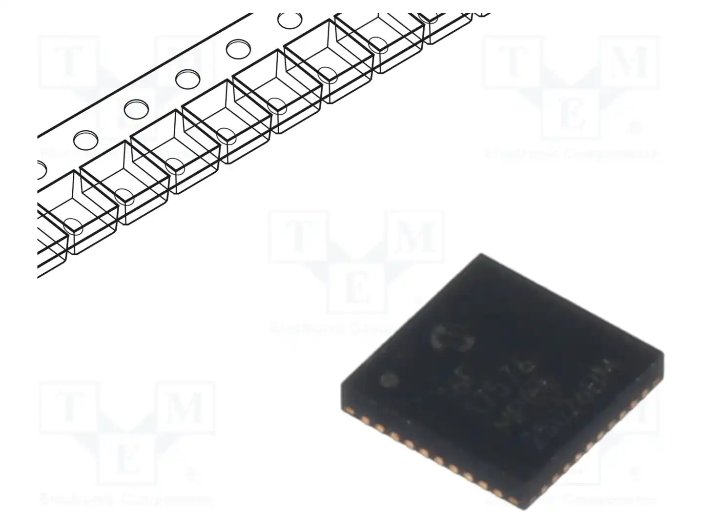 Microchip Technology PIC16F17576-I/MP — Линейка PIC 8-bit