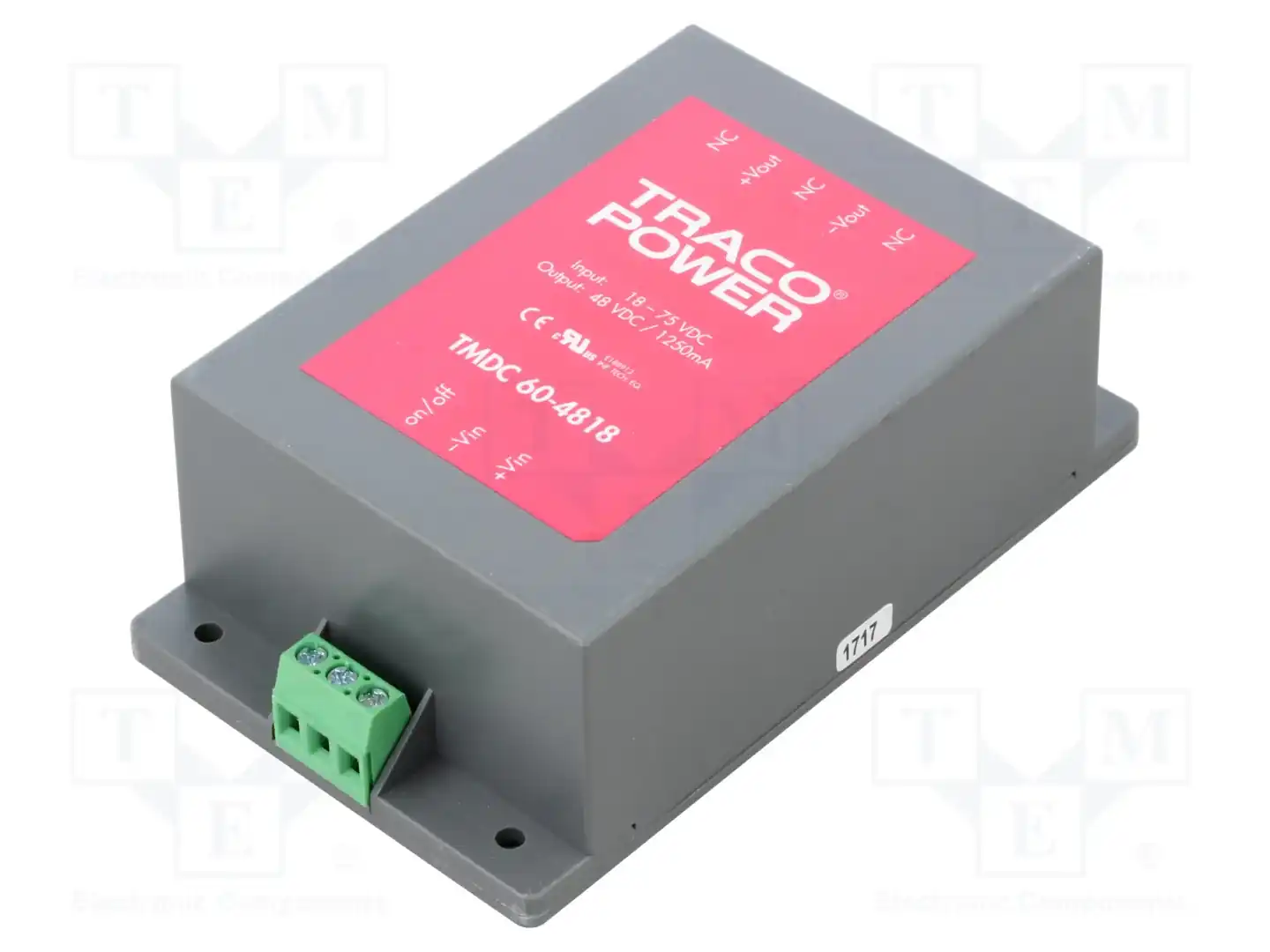 TRACO POWER TMDC 60-4818 — Преобразователи DC/DC