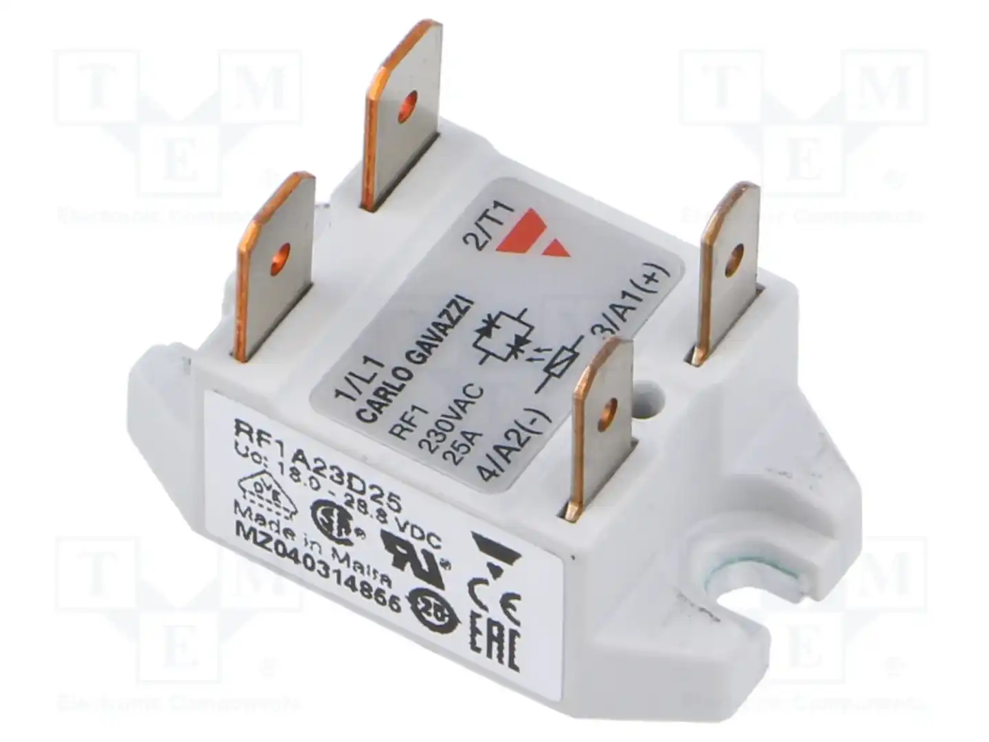 CARLO GAVAZZI RF1A23D25 — Реле SSR однофазные