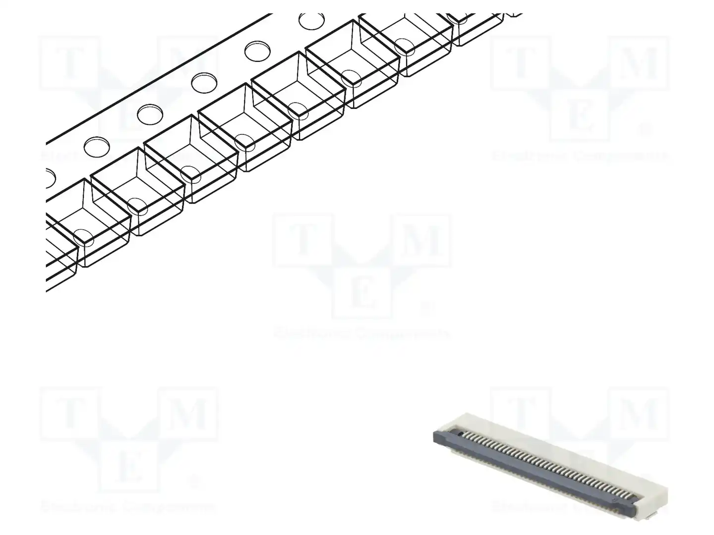 CONNFLY DS1020-11-40VBT1-R — Разъeмы FFC/FPC растр 0,5мм