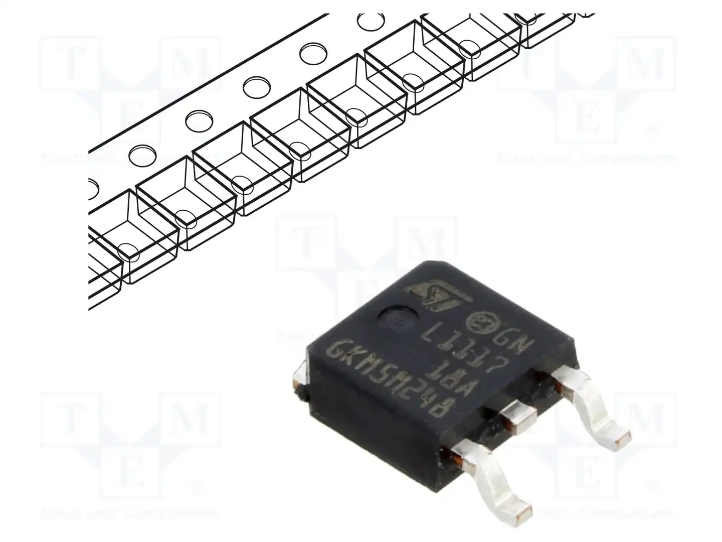 STMicroelectronics LD1117ADT18TR — Стабилизаторы напряжения нерегулир. LDO