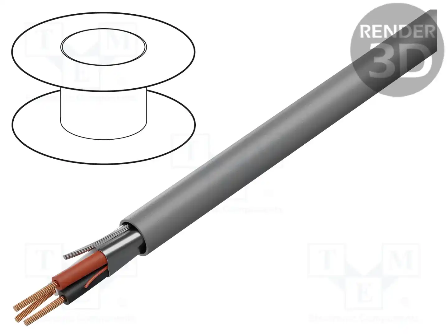 BELDEN 5501FE.00305 — Провода многожильные экранированные
