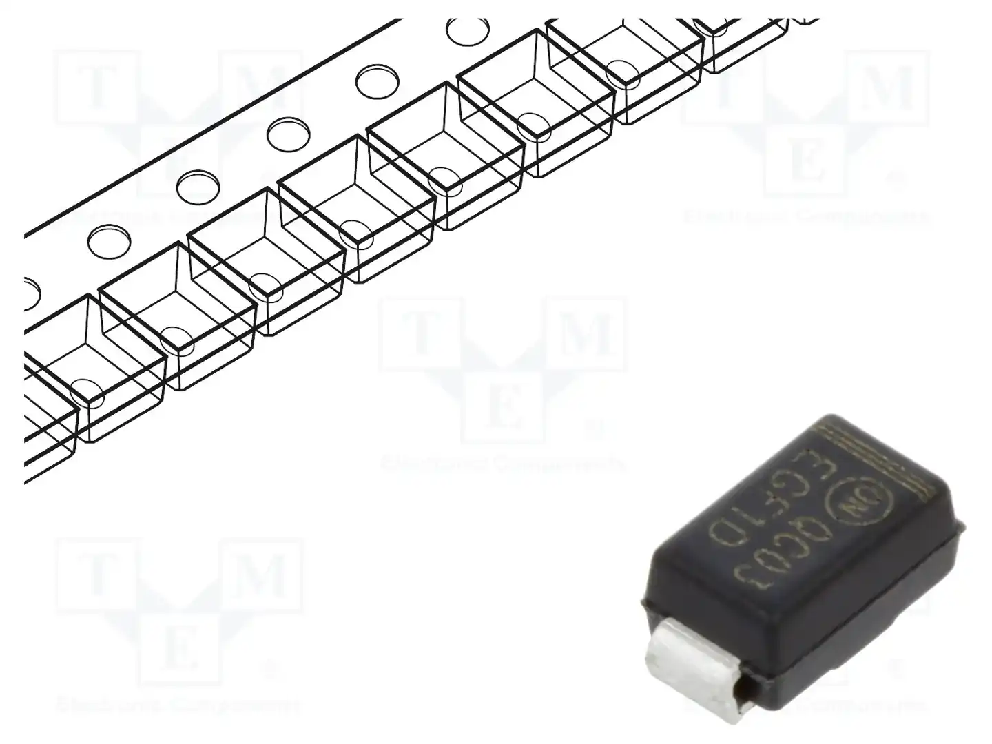 onsemi EGF1D — Универсальные диоды SMD