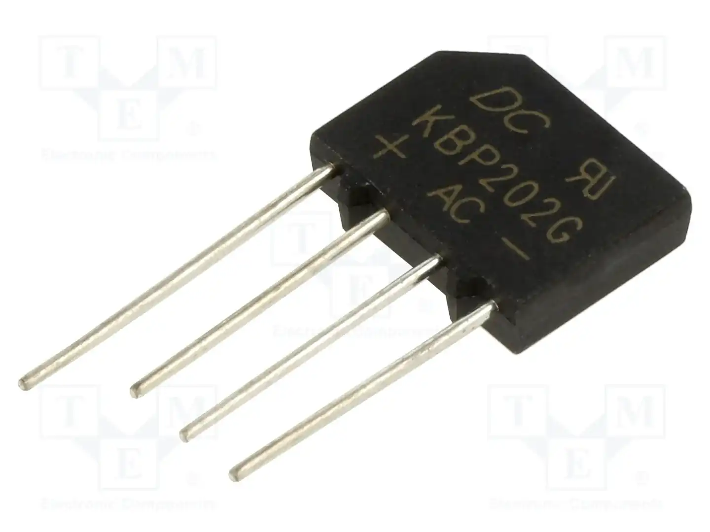 DC COMPONENTS KBP202G — Однофазные мосты диодные плоские