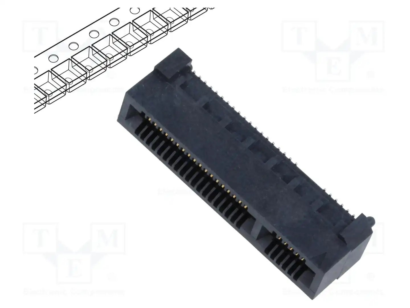 SAMTEC HSEC8-125-01-L-DV-A-K-TR — Разъeмы пластина - пластина