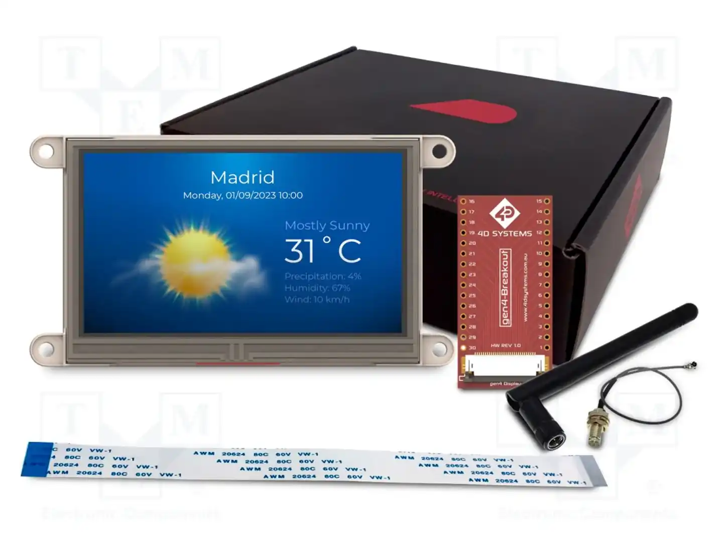 4D Systems GEN4-ESP32-43T — Интеллигентные дисплеи