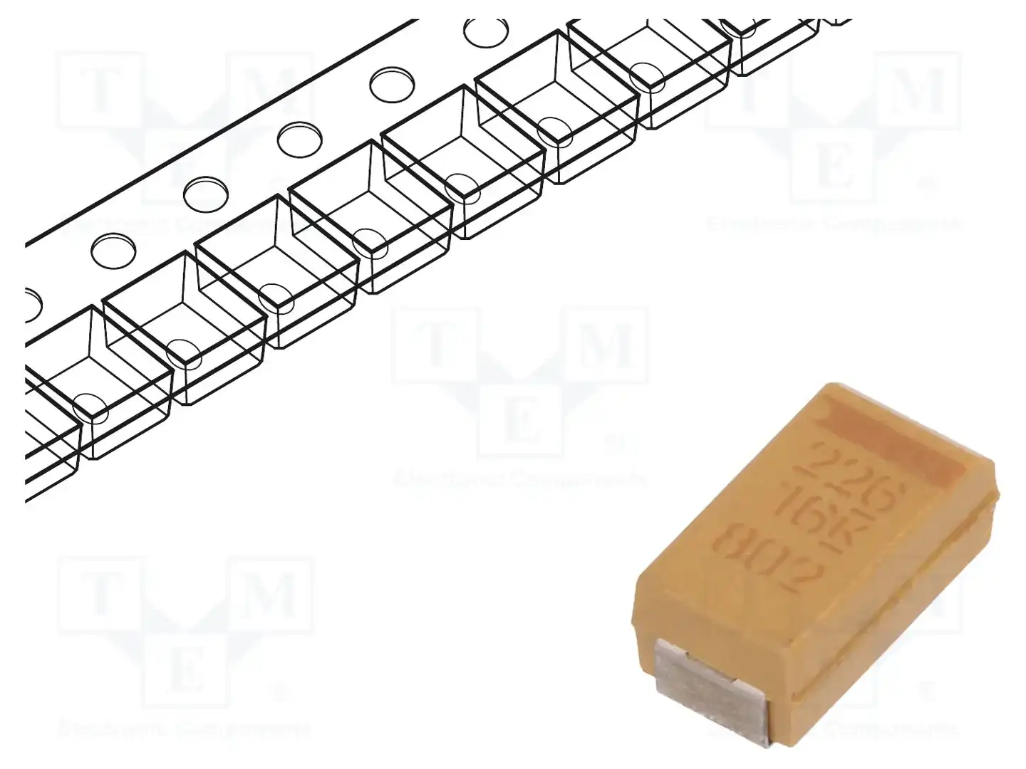KEMET T494C226K016AT — Конденсаторы танталовые SMD