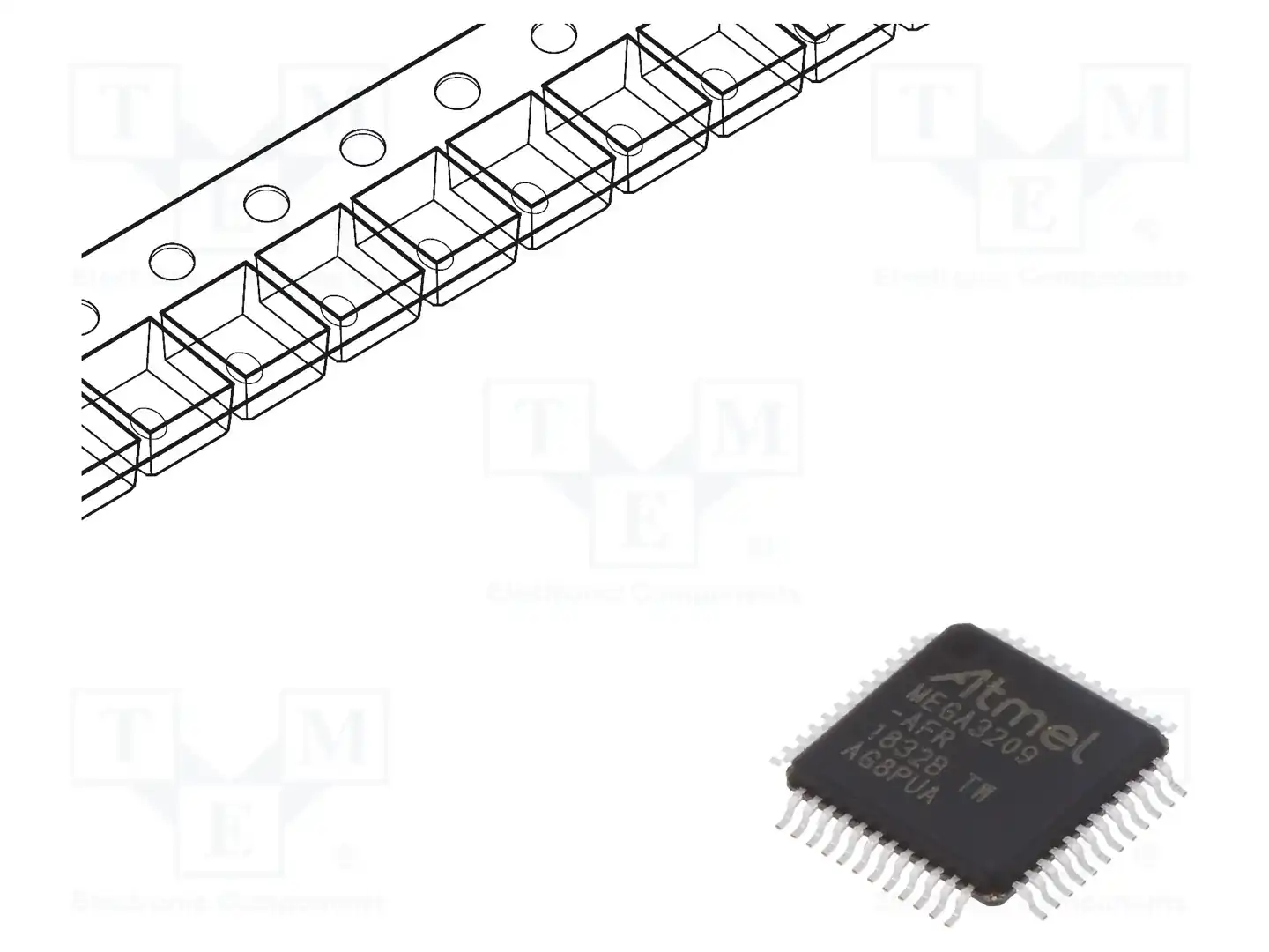 Microchip Technology ATMEGA3209-AFR — Линейка AVR 8-bit
