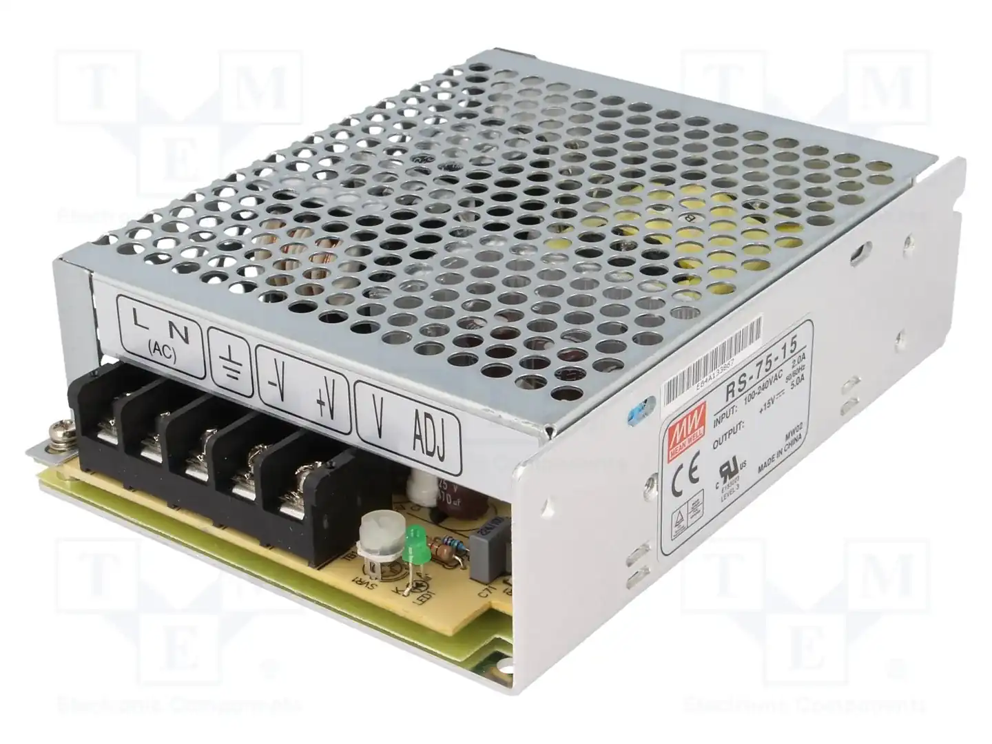 MEAN WELL RS-75-15 — Блоки питания для встраивания