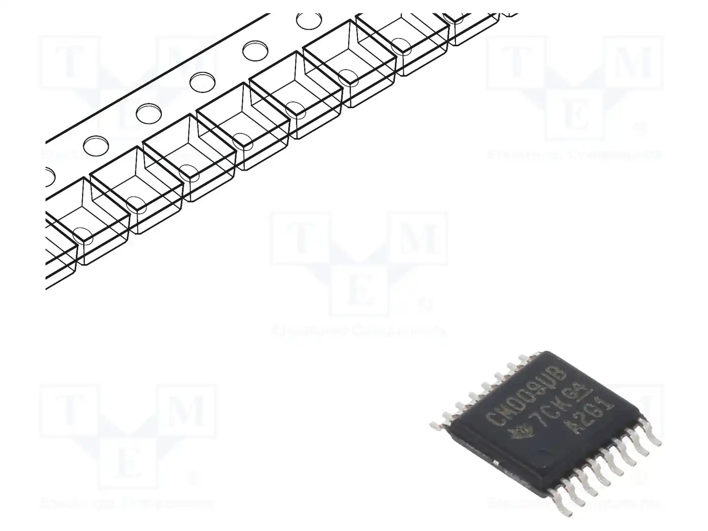Texas Instruments CD4009UBPWR — Ворота, инверторы