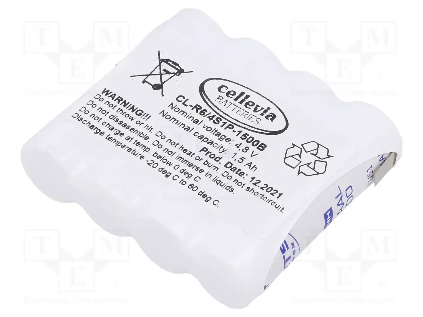CELLEVIA BATTERIES CL-R6/4S1P-1500B — Аккумуляторы