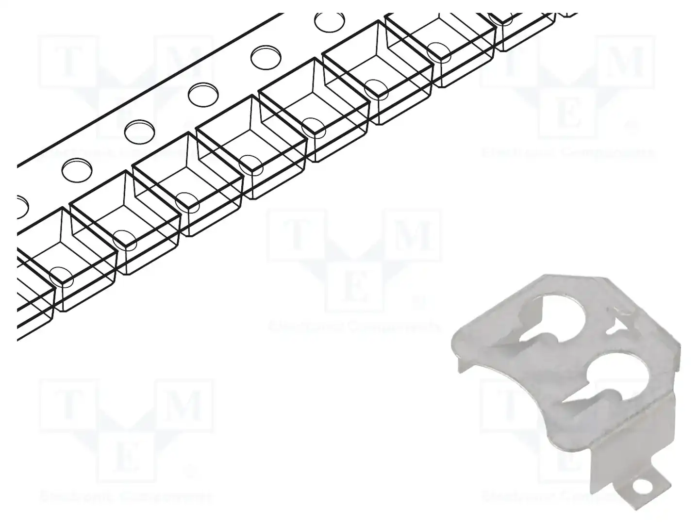 KEYSTONE 3096TR — Батареи - контейнеры и держатели