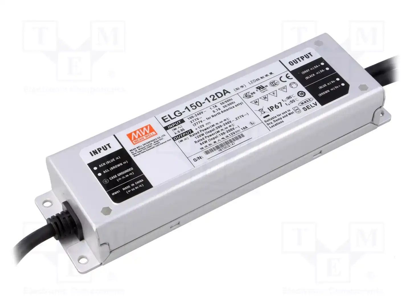 MEAN WELL ELG-150-12DA — Блоки питания для LED