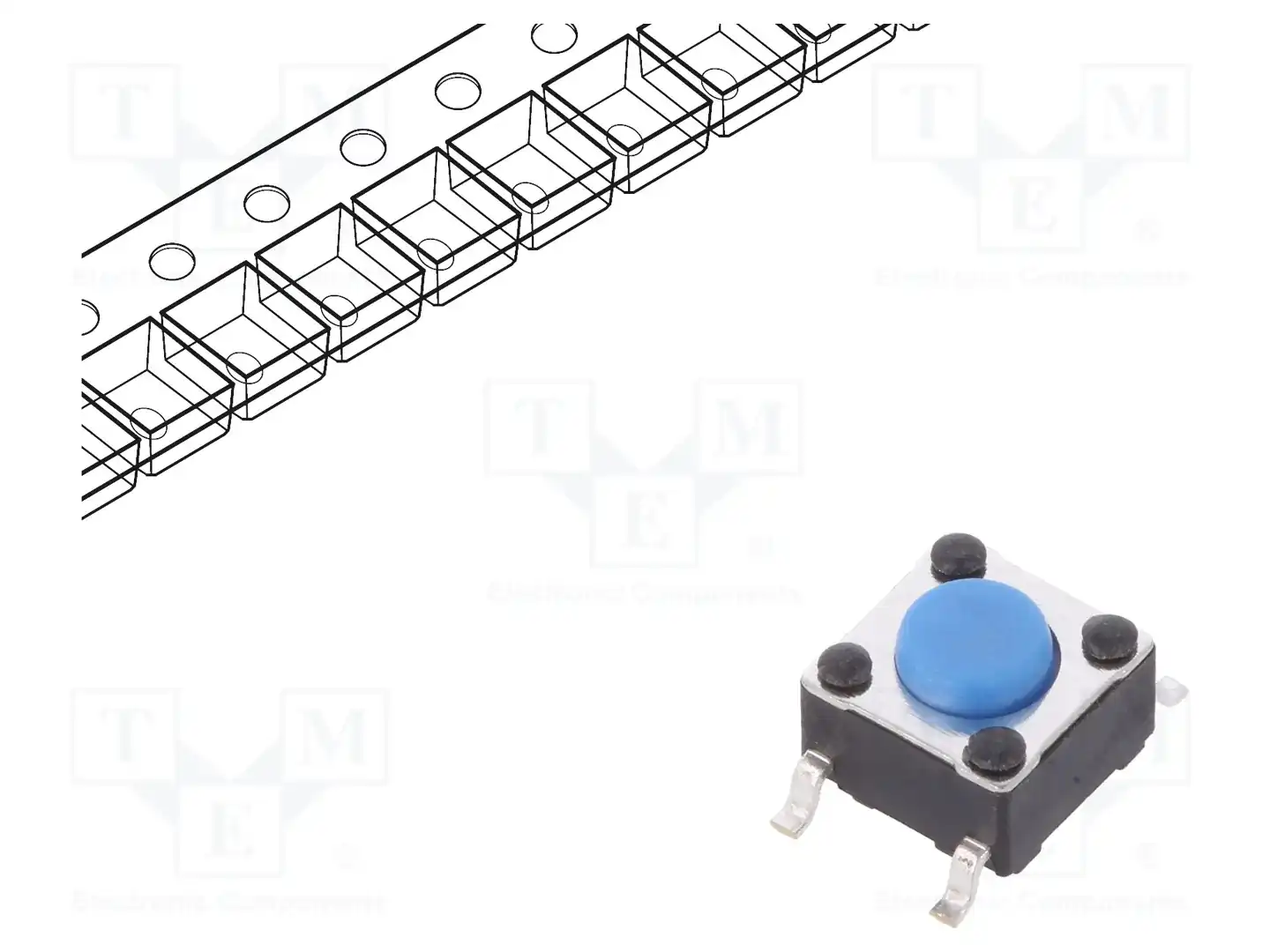 C&K PTS645SM43SMTR92 LFS — Микропереключатели TACT
