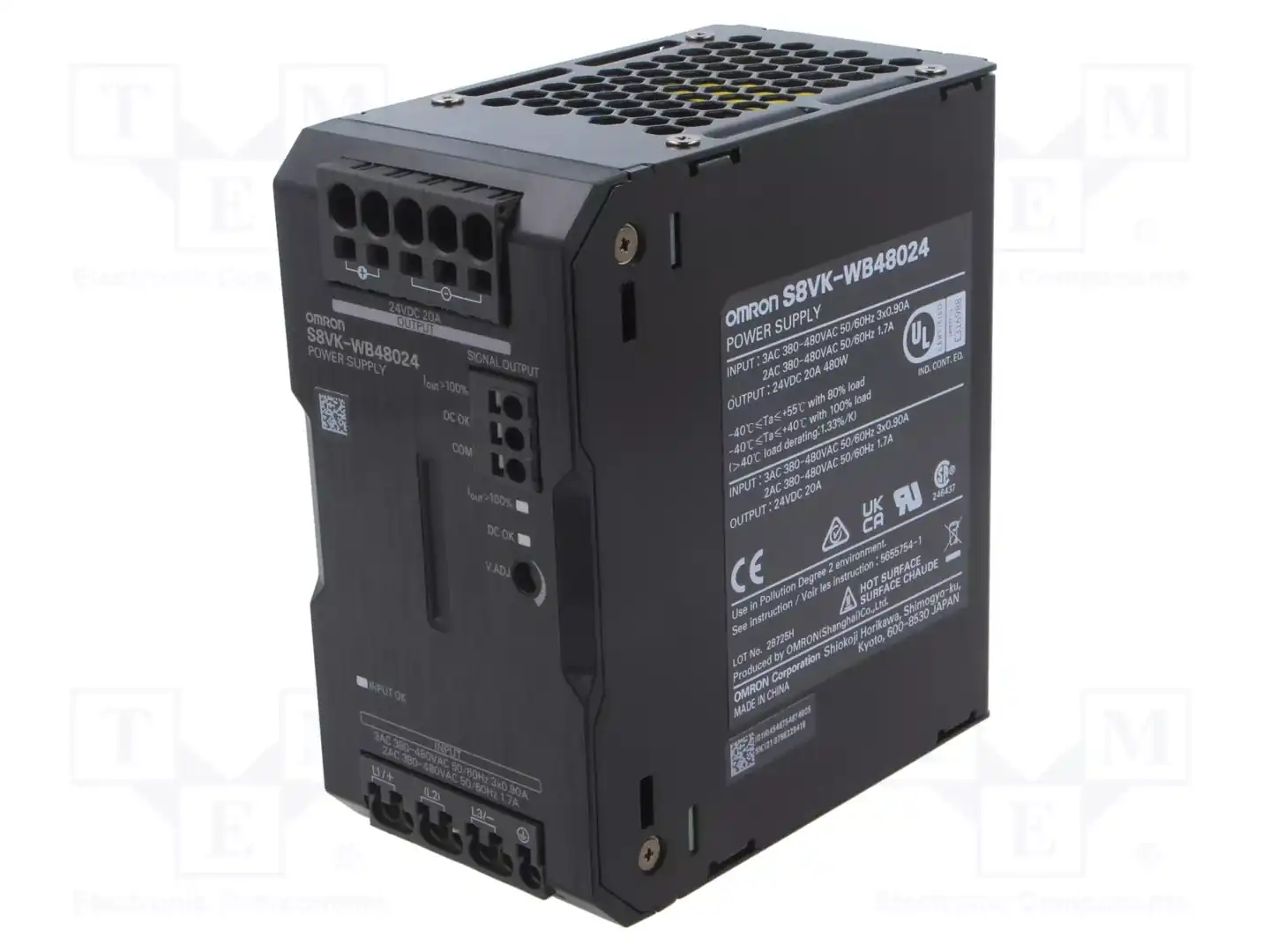OMRON S8VK-WB48024 — Блоки питания на DIN-рейку