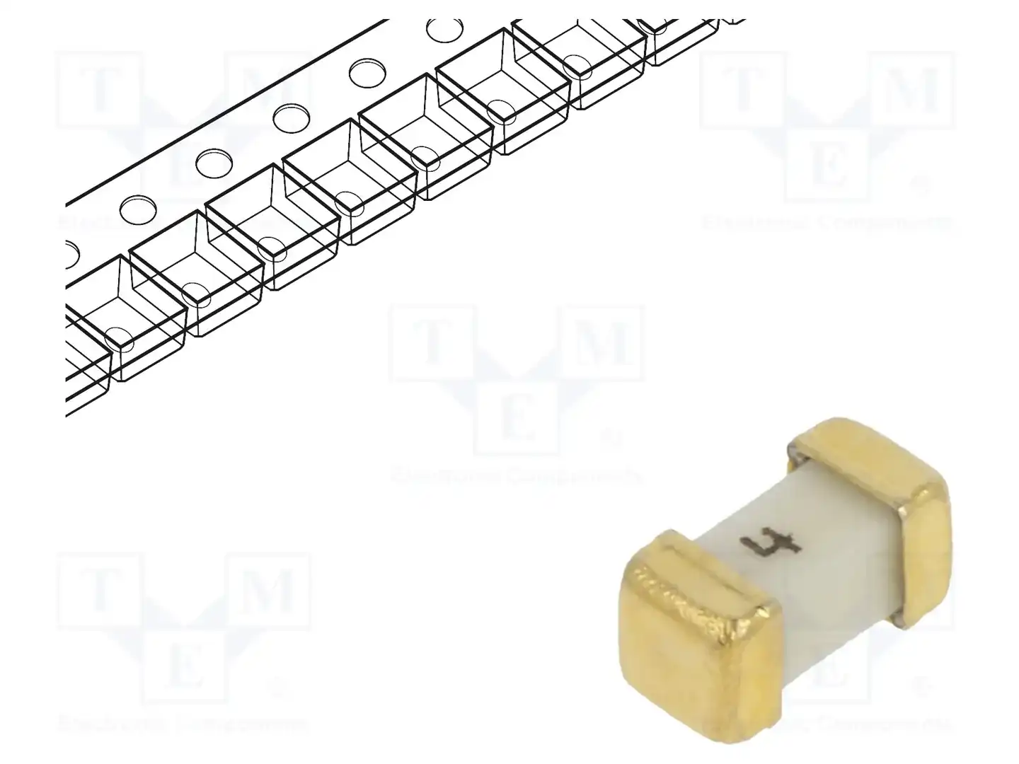LITTELFUSE 0458004.DR — Предохранители SMD 1206 ультрабыстрые