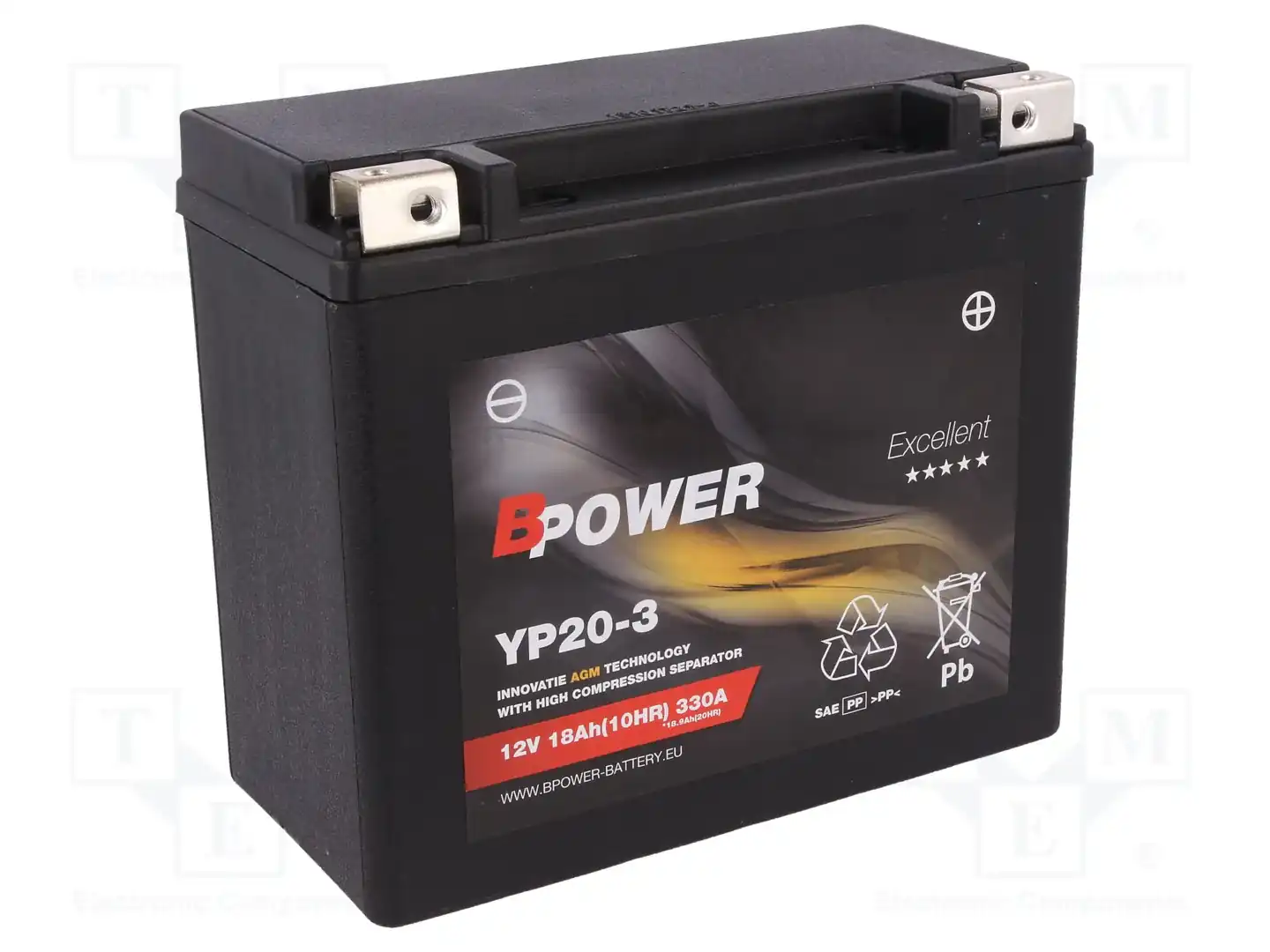 BPOWER YP20-3 — Аккумуляторы кислотные