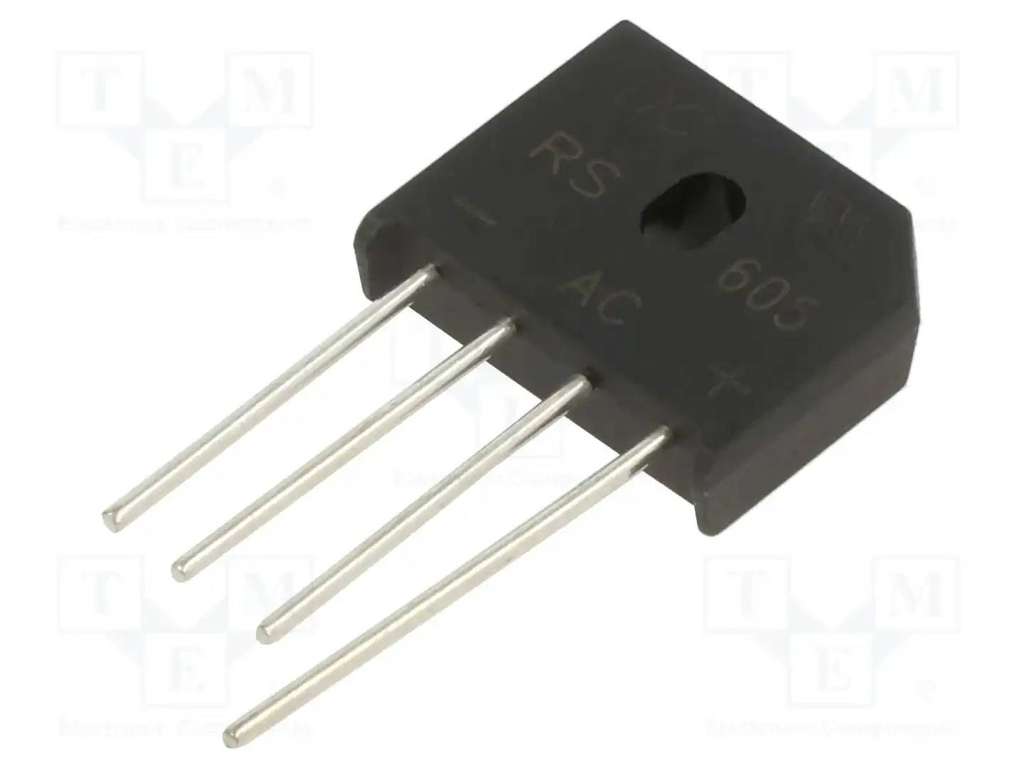 DC COMPONENTS RS605 — Однофазные мосты диодные плоские