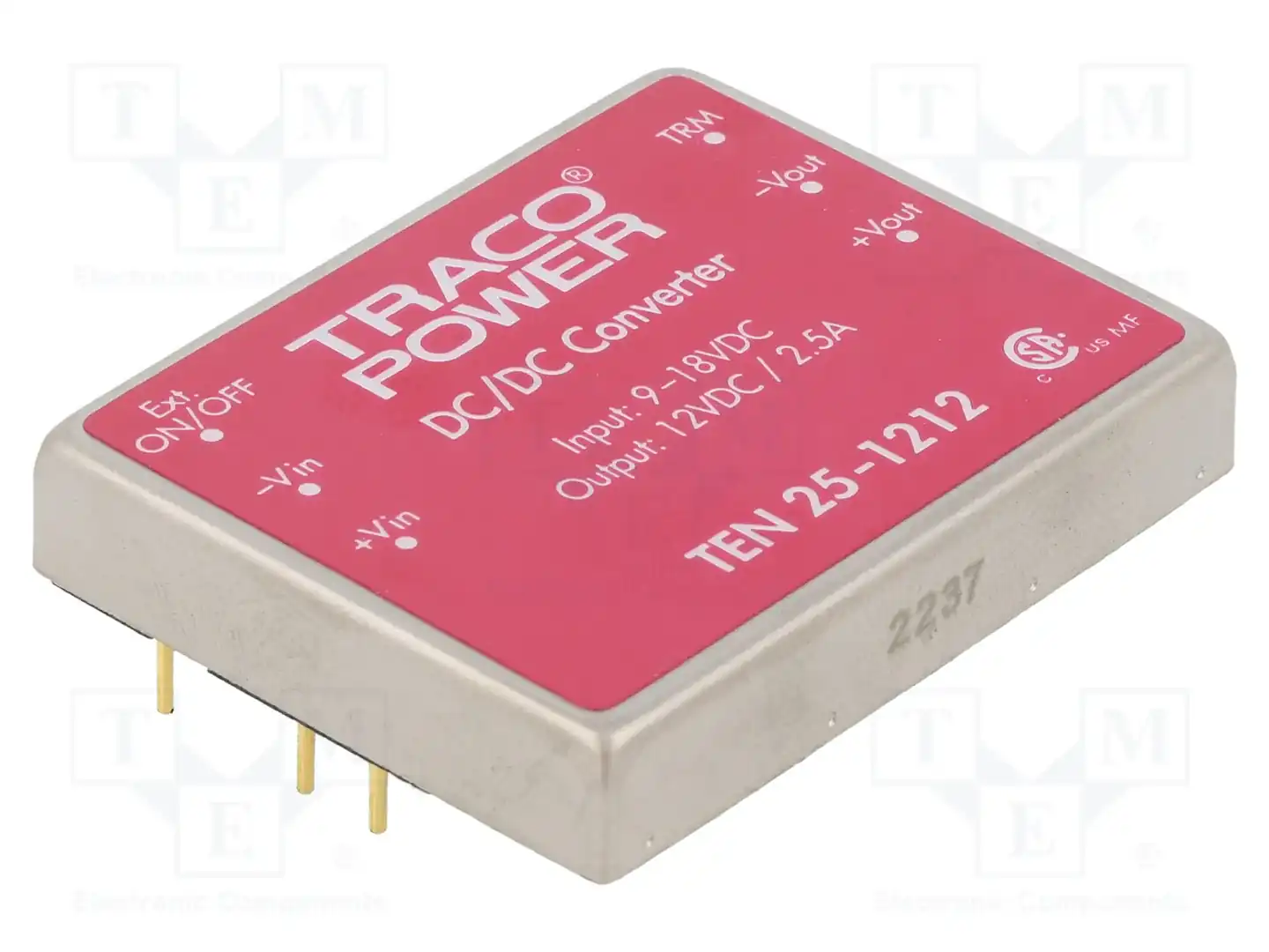 TRACO POWER TEN 25-1212 — Преобразователи DC/DC