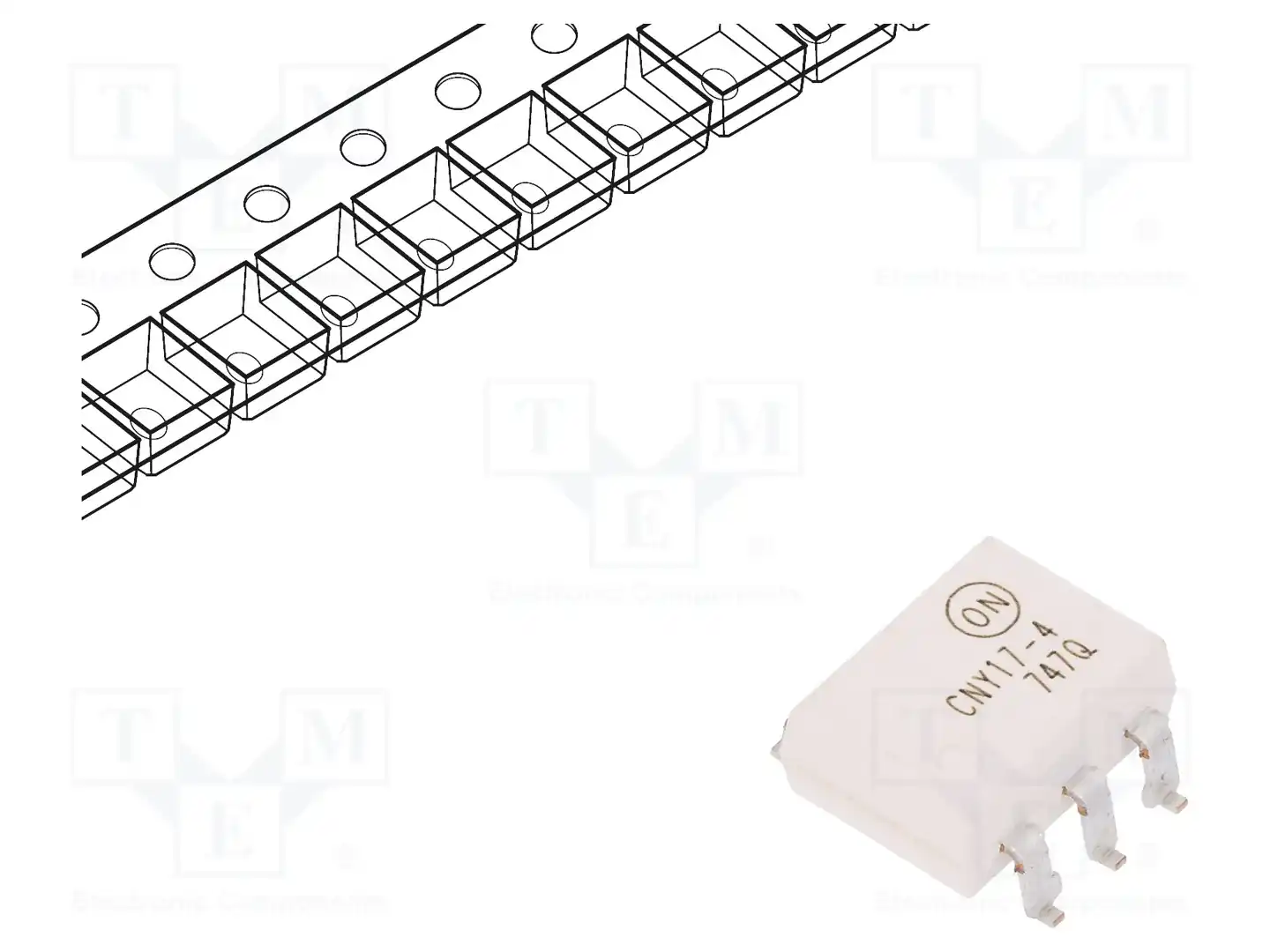 onsemi CNY174SR2M — Оптроны – аналоговый выход