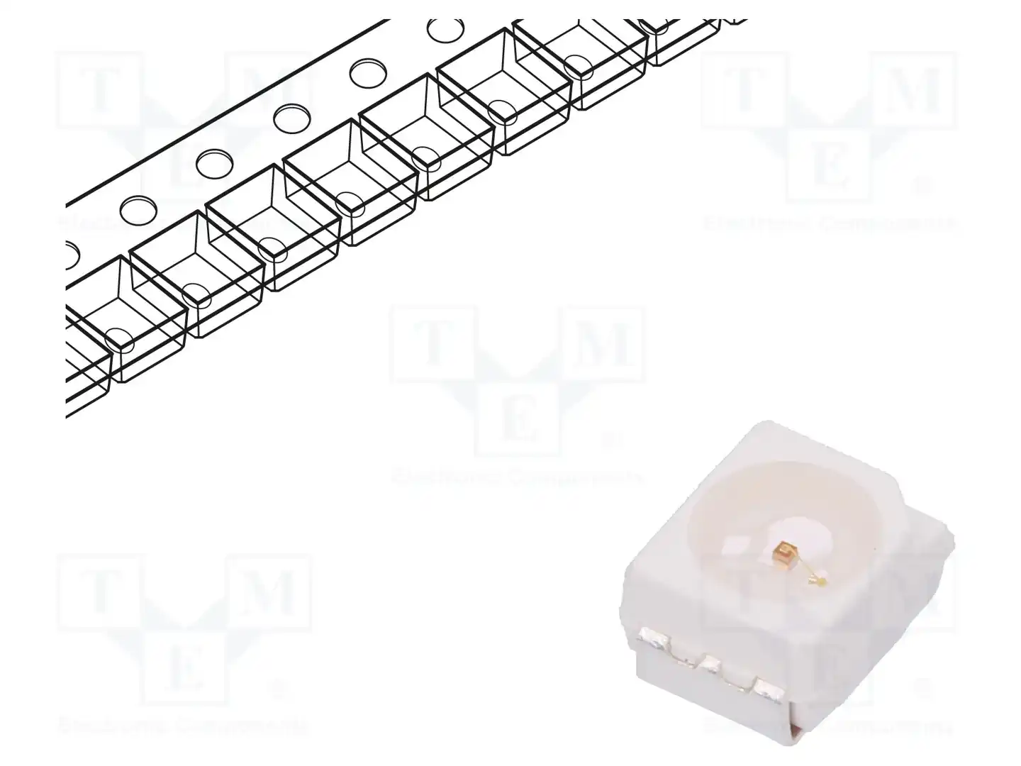 BROADCOM (AVAGO) HSMG-A100-L02J1 — Светодиоды SMD цветные