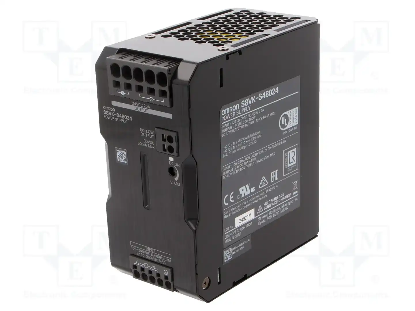 OMRON S8VK-S48024 — Блоки питания на DIN-рейку