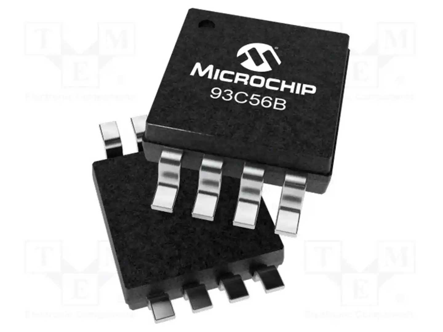 Microchip Technology 93C56B-E/MS — Памяти EEPROM последовательные