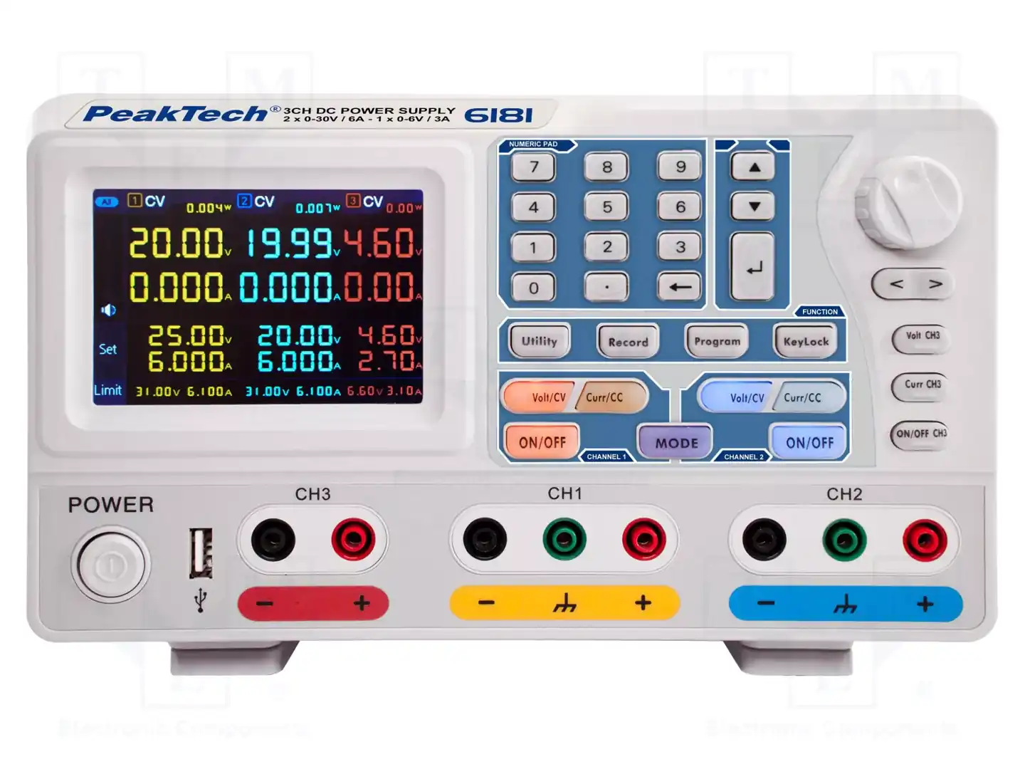 PEAKTECH P 6181 — Блоки питания многоканальные