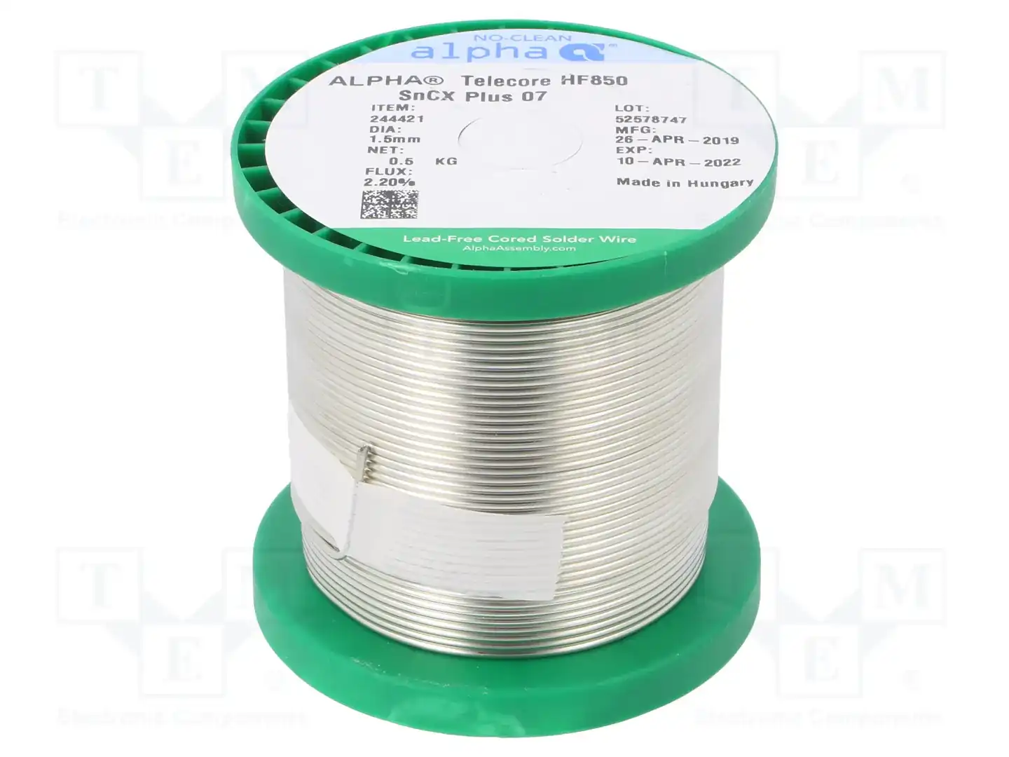 ALPHA TELECORE HF-850 SNCX PLUS 07 1,5MM — Паяльные провода бессвинцовые