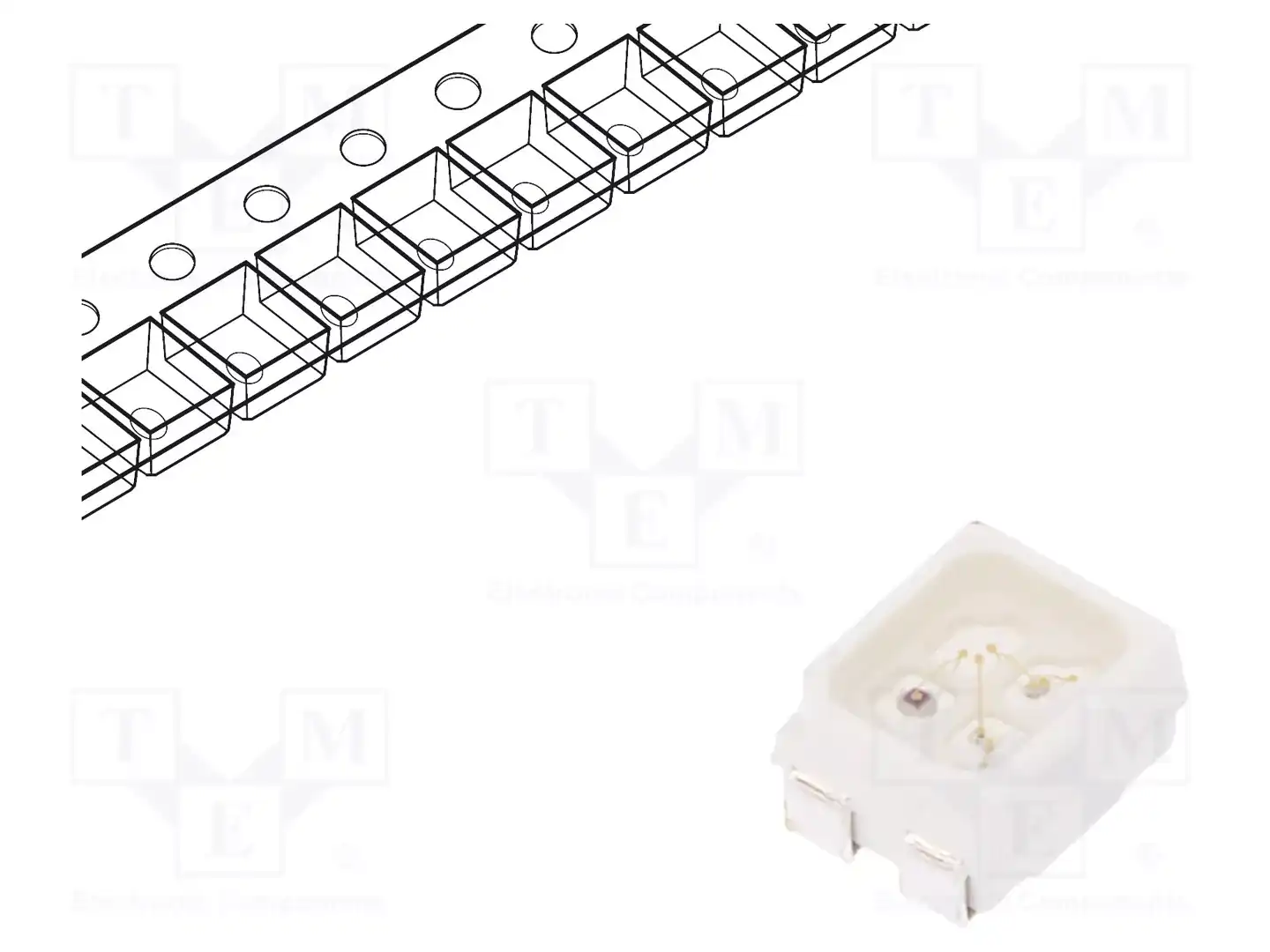 EVERLIGHT 67-23/R6GHBHC-B05/2T — Светодиоды SMD цветные