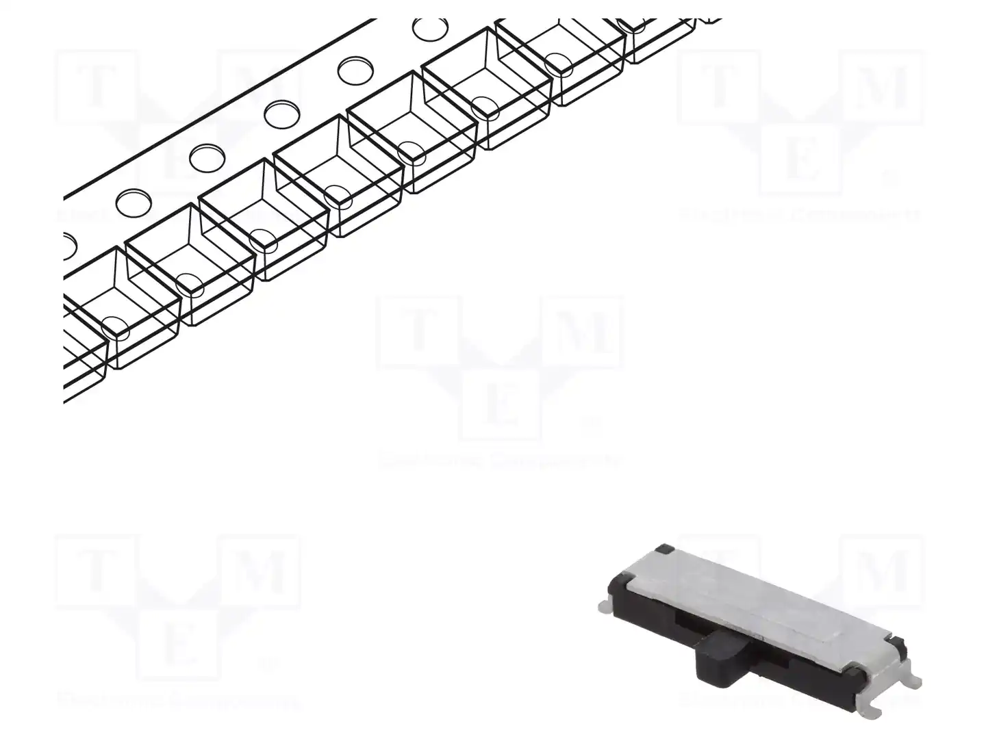 C&K PCM13SMTR — Переключатели ползунковые