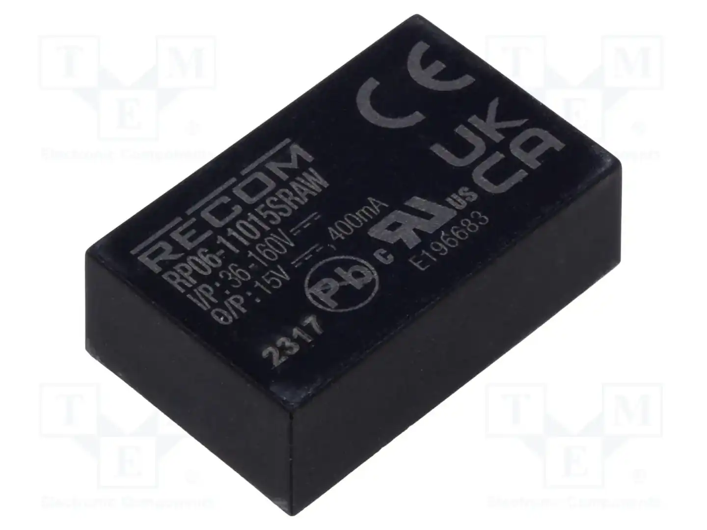 RECOM RP06-11015SRAW — Преобразователи DC/DC