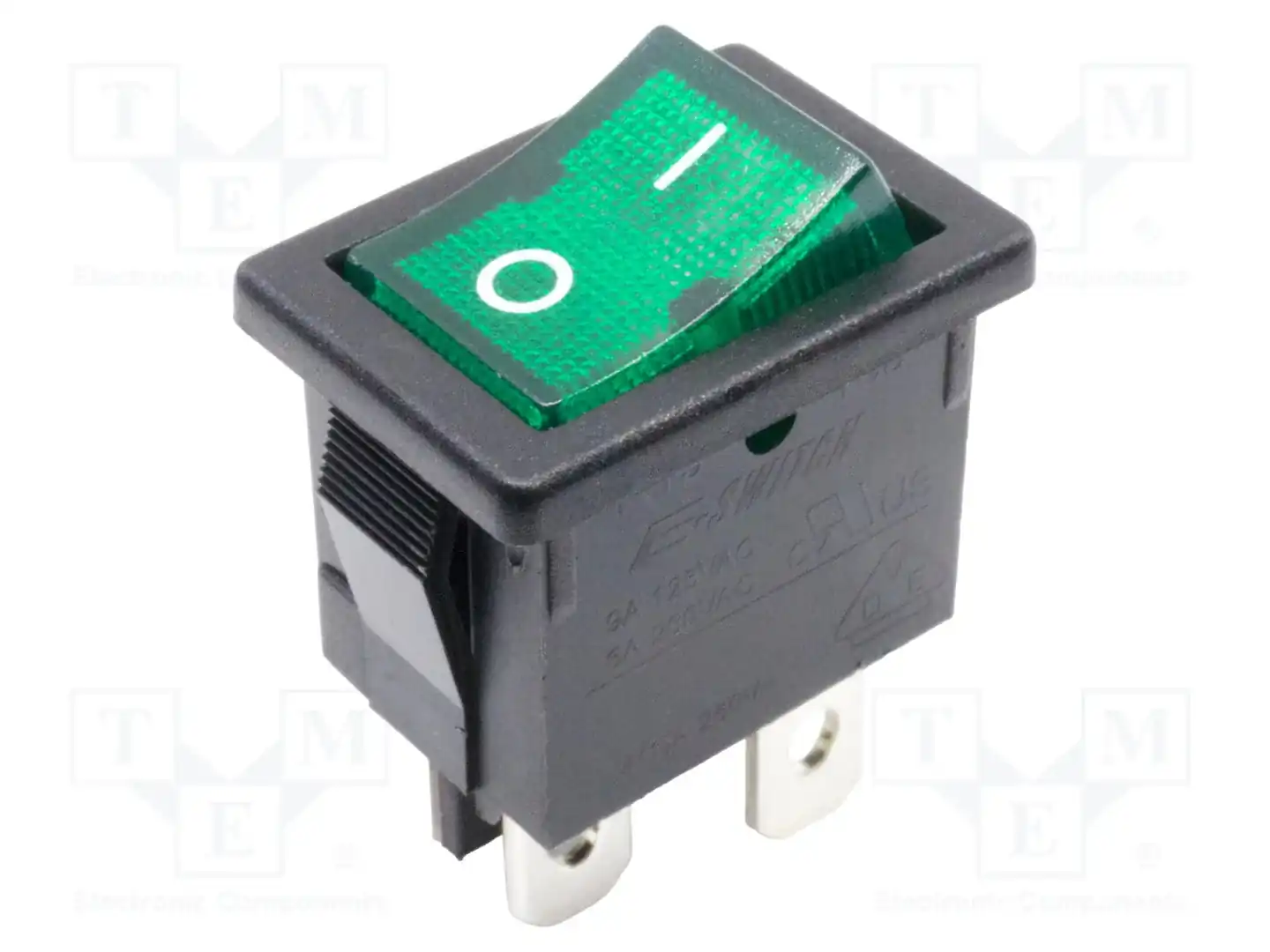 E-SWITCH R1973BBLKGILFF2 — Переключатели типа Rocker
