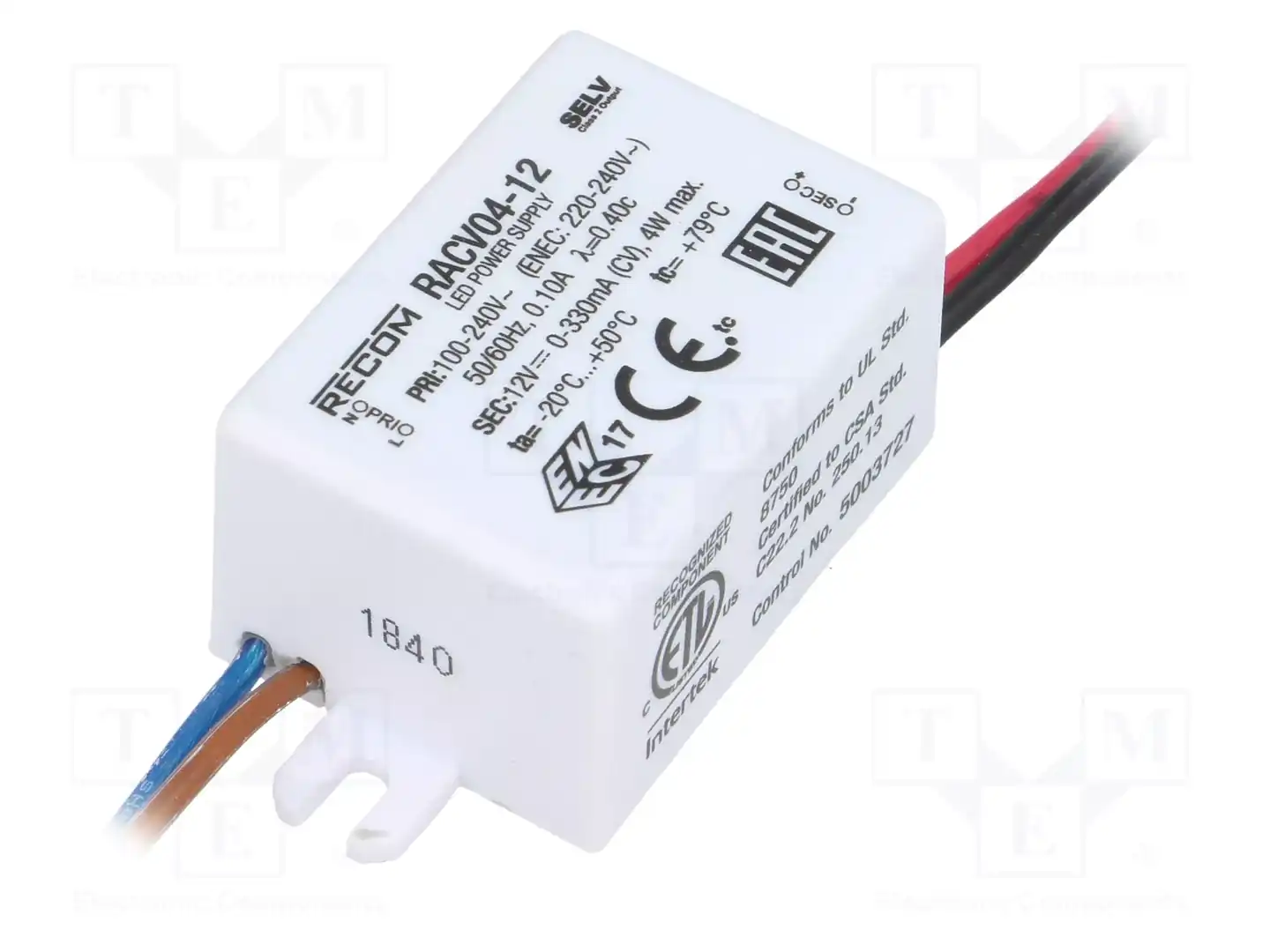 RECOM RACV04-12 — Блоки питания для LED