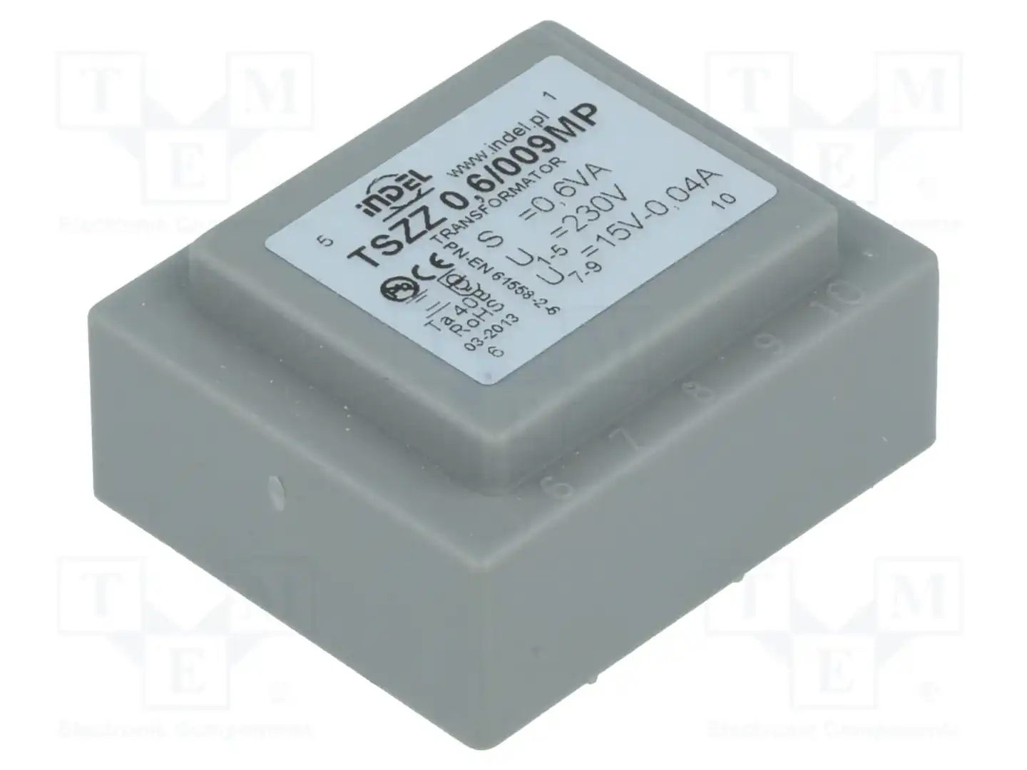 INDEL TSZZ0.6/009MP — Трансформаторы PCB