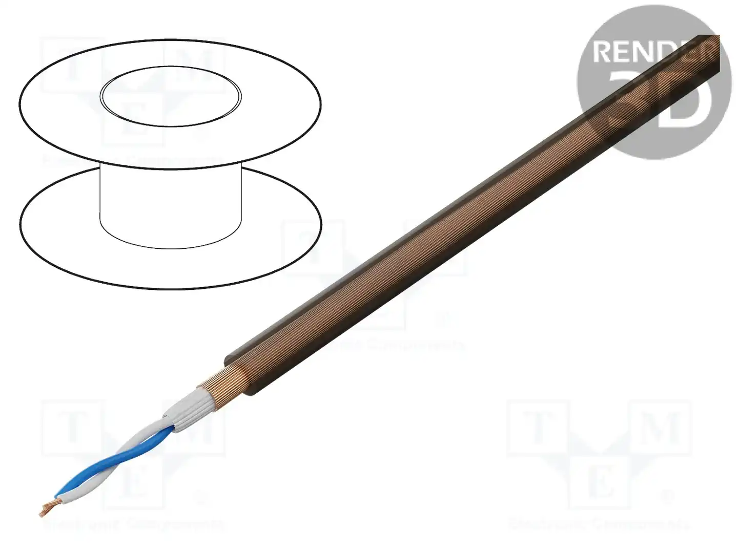 TASKER T32 BROWN — Провода микрофонные